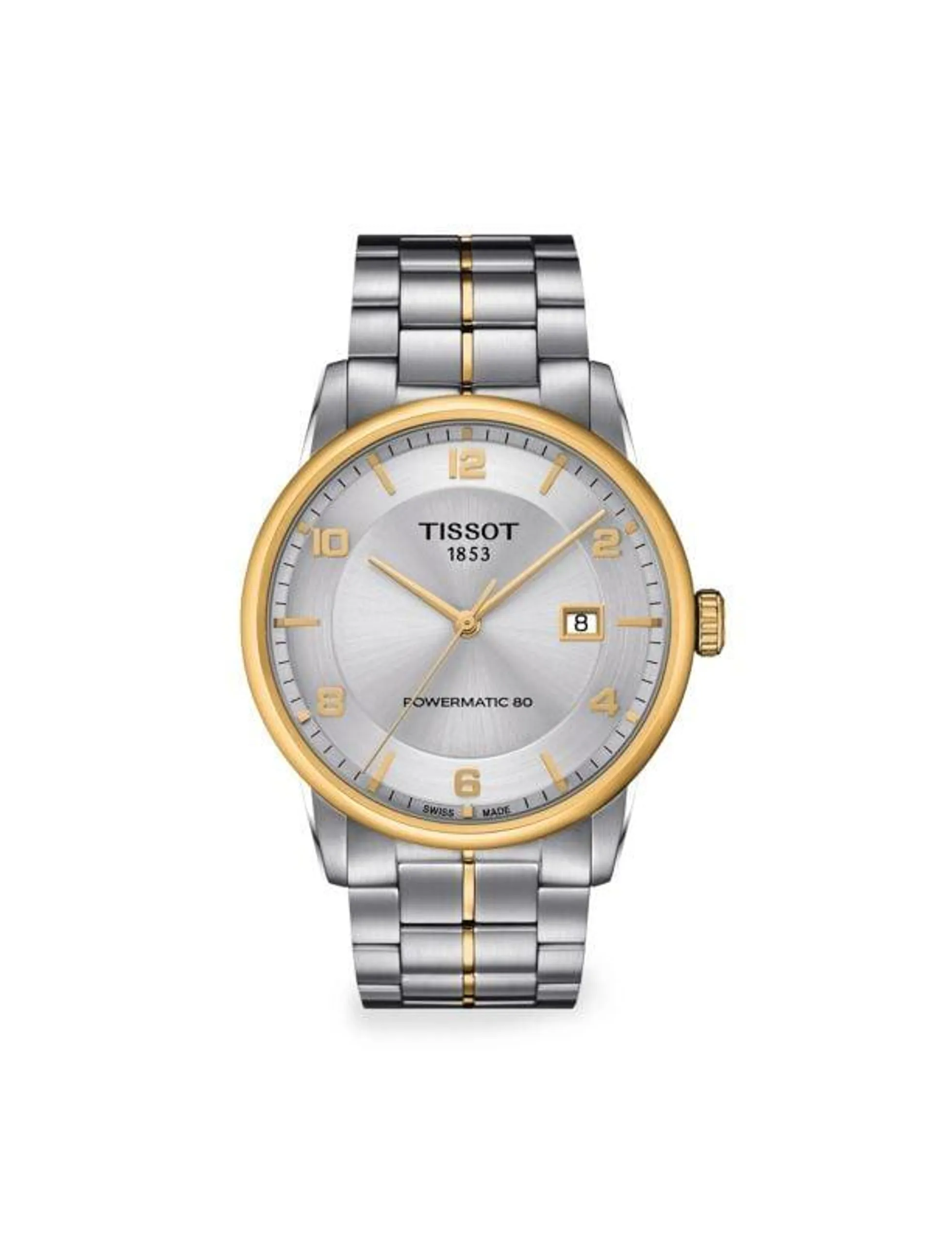 T Classic 41MM Two Tone Stainless Steel Automatic Bracelet Watch