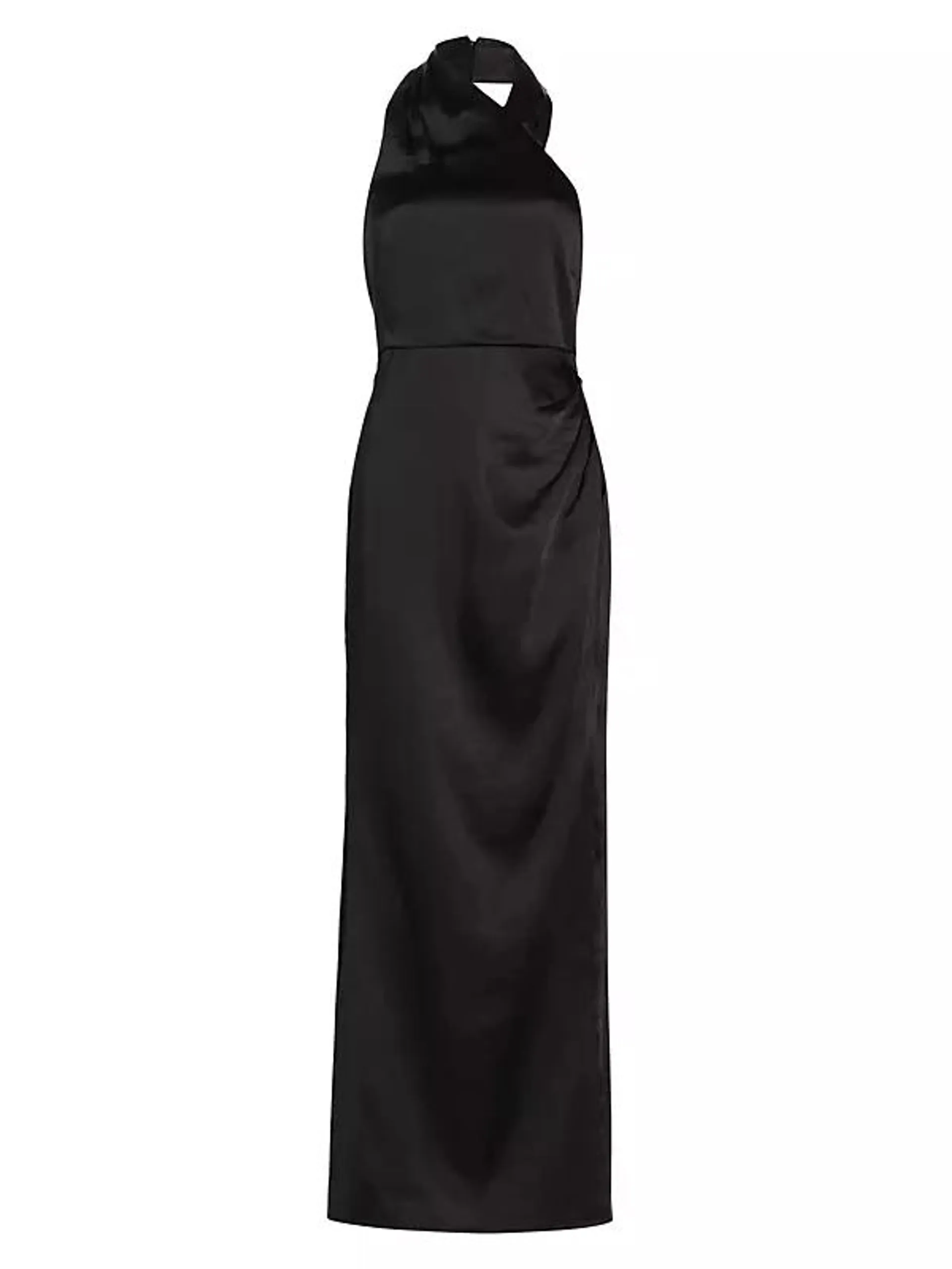 Kimora Satin Halter Maxi Dress