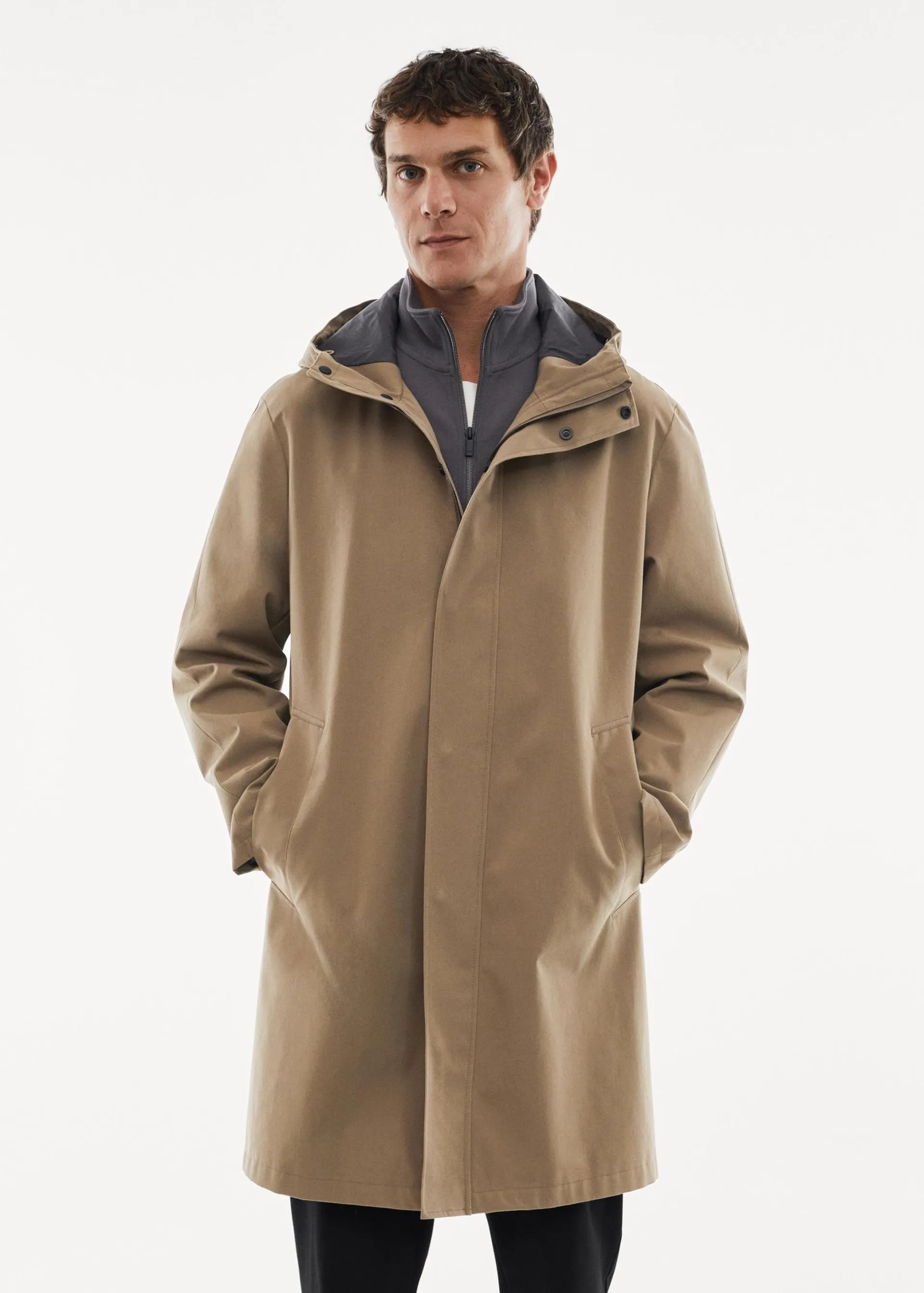 Parka capucha water proof