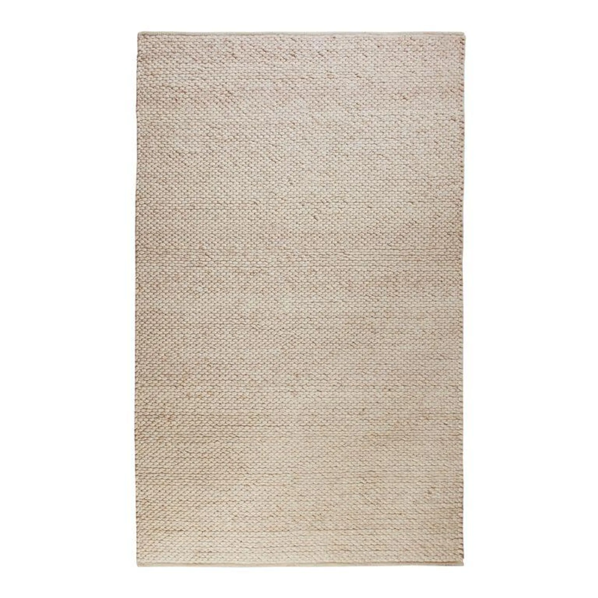 Lucas Oatmeal Sweater Wool Blend Area Rug