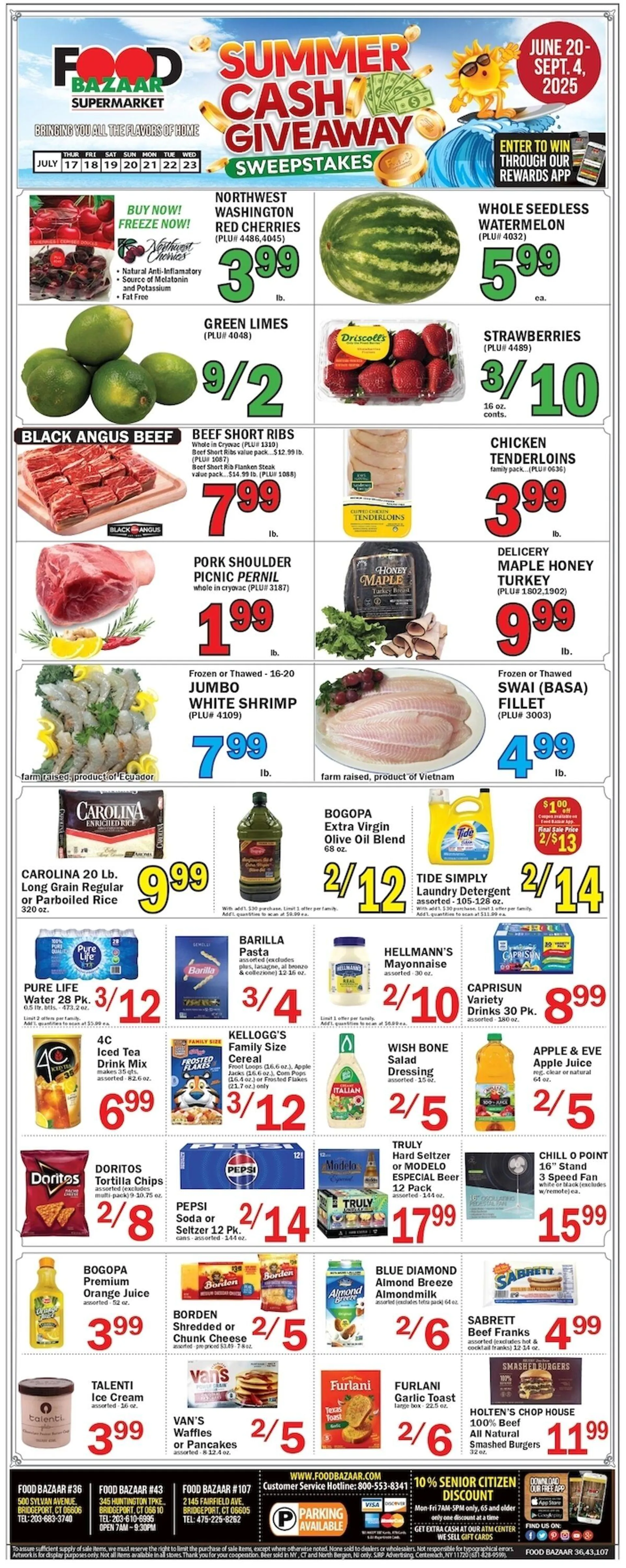 Weekly ad Food Bazaar Current weekly ad from July 17 to July 23 2025 - Page 1