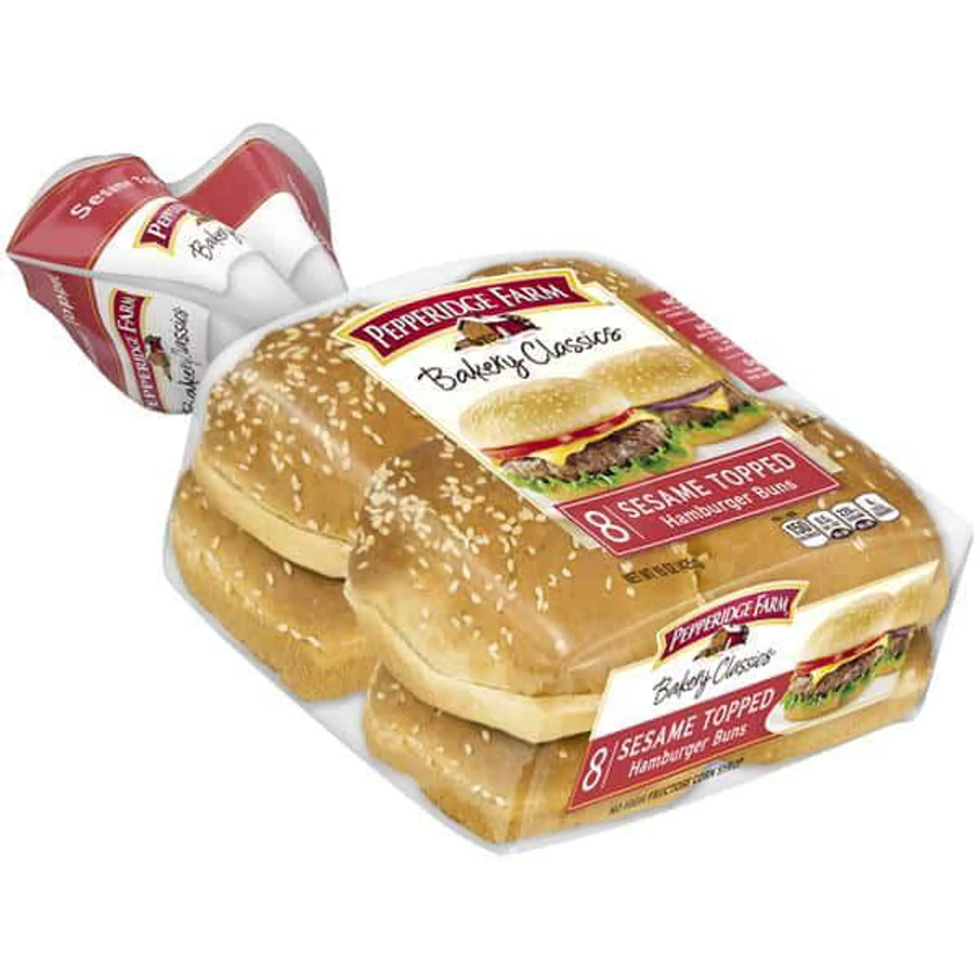 Pepperidge Farm Bakery Classics Sesame Topped Hamburger Buns 8Ct