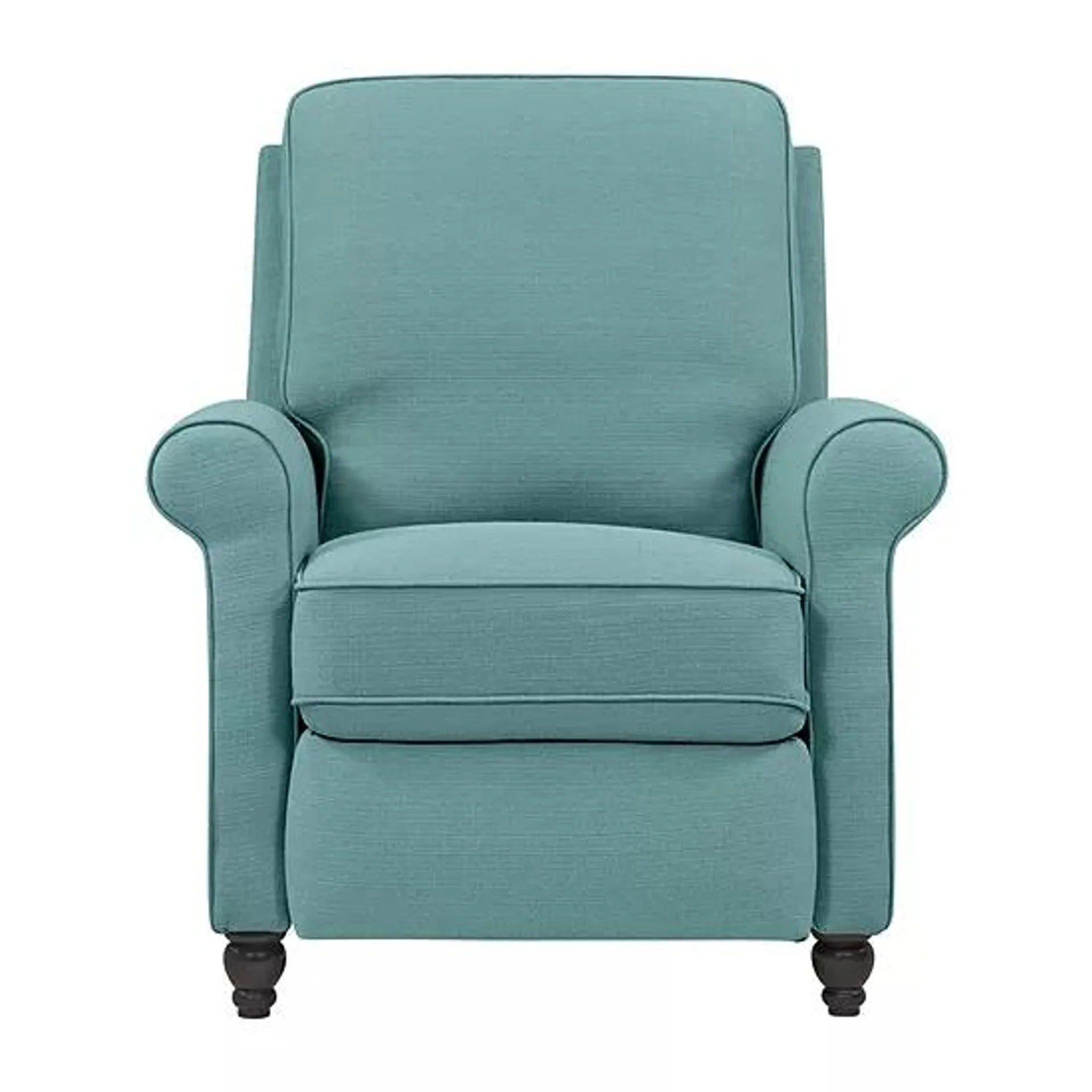 ProLounger Keaton Transitional Roll-Arm Push Back Recliner in Linen