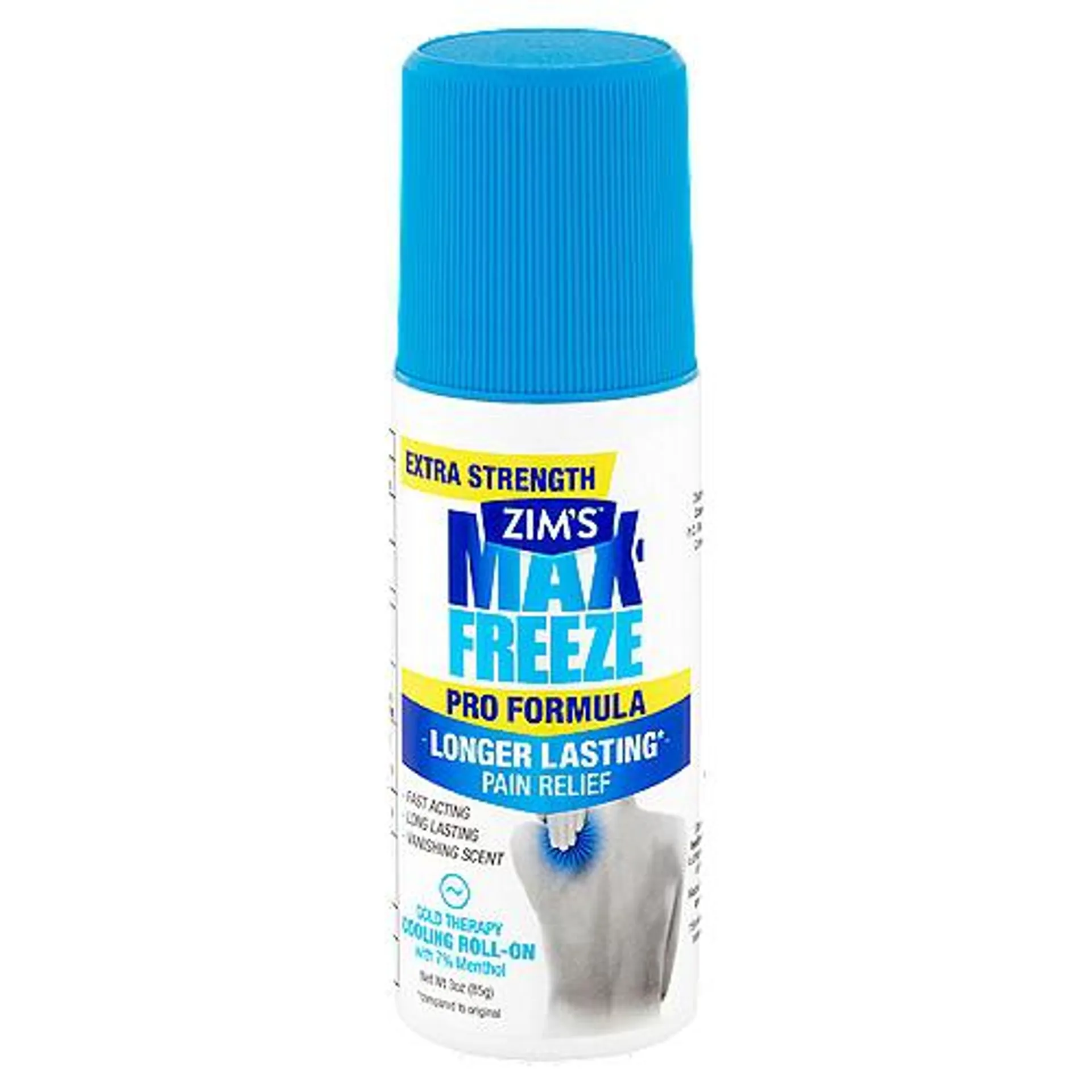 Zim's Max Freeze Extra Strength Pro Formula Cold Therapy, Cooling Roll-On, 3 Ounce