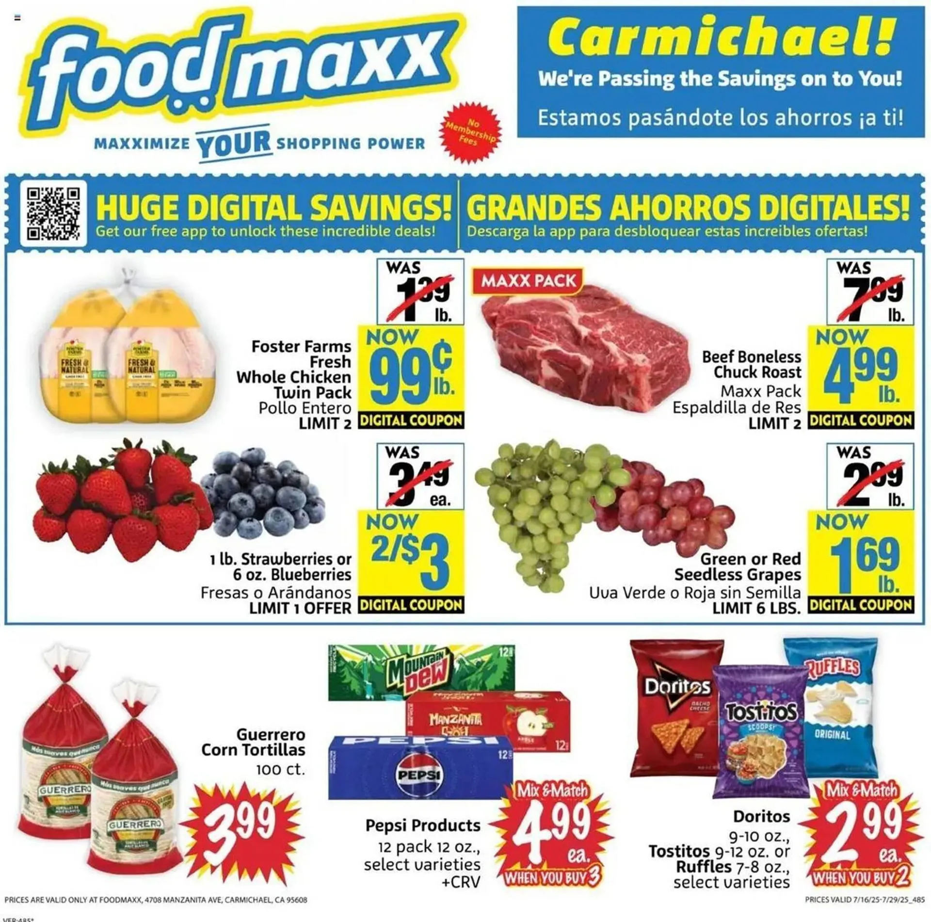 Weekly ad Foodmaxx Weekly Ad from July 17 to July 30 2025 - Page 1