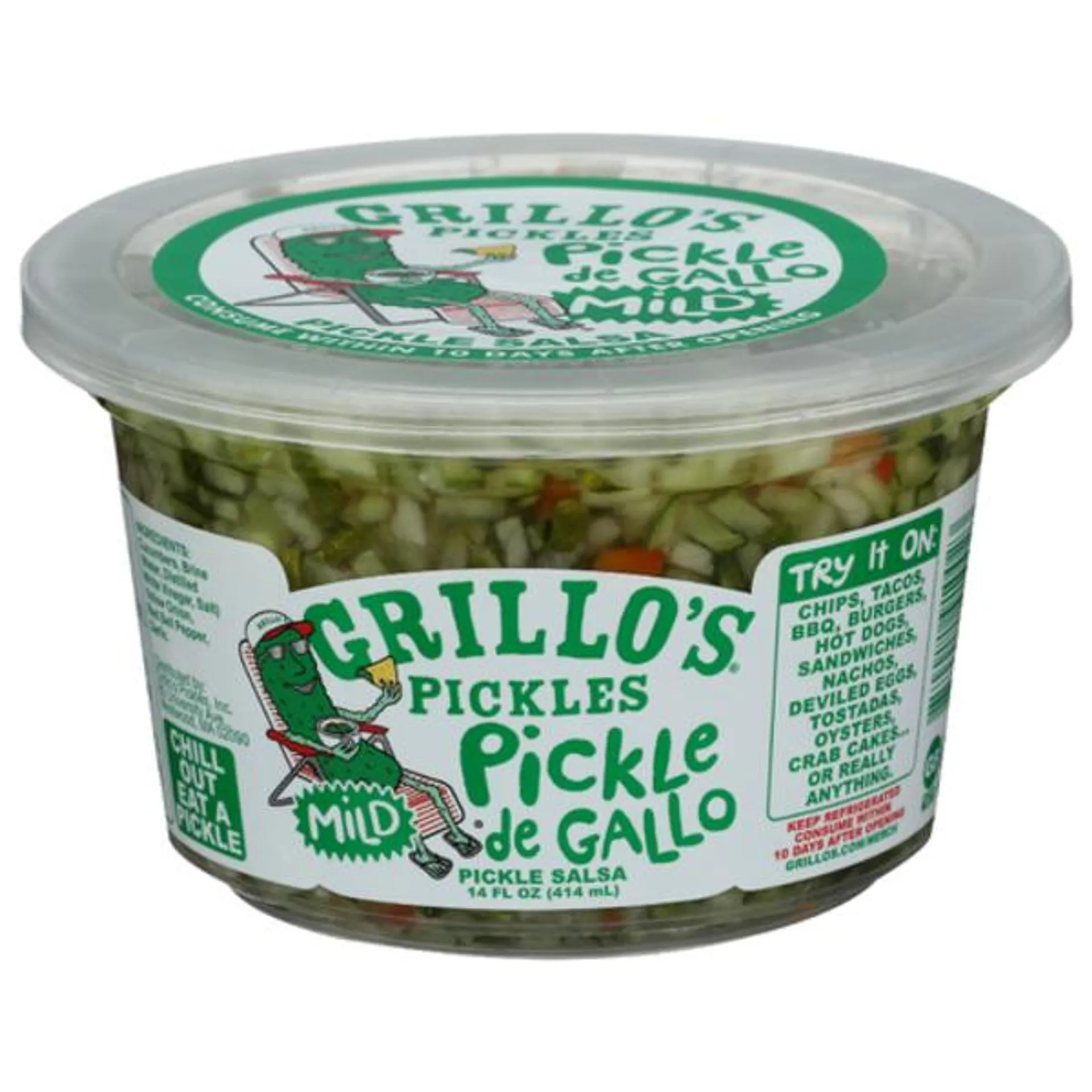 Grillo's Pickles Mild Pickle De Gallo