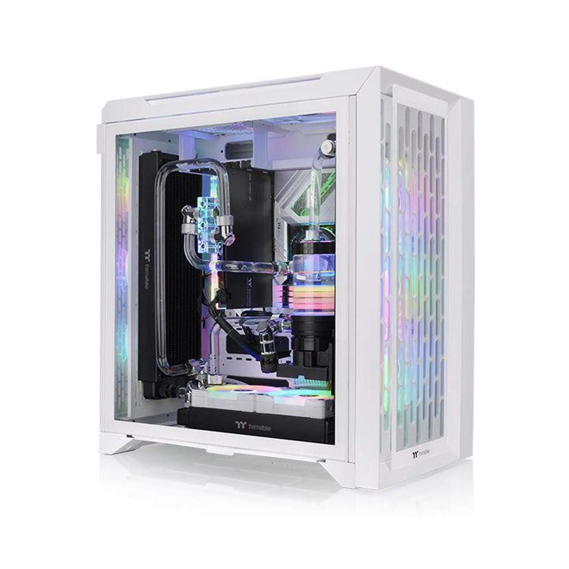 CTE C700 TG ARGB Snow Mid Tower Chassis