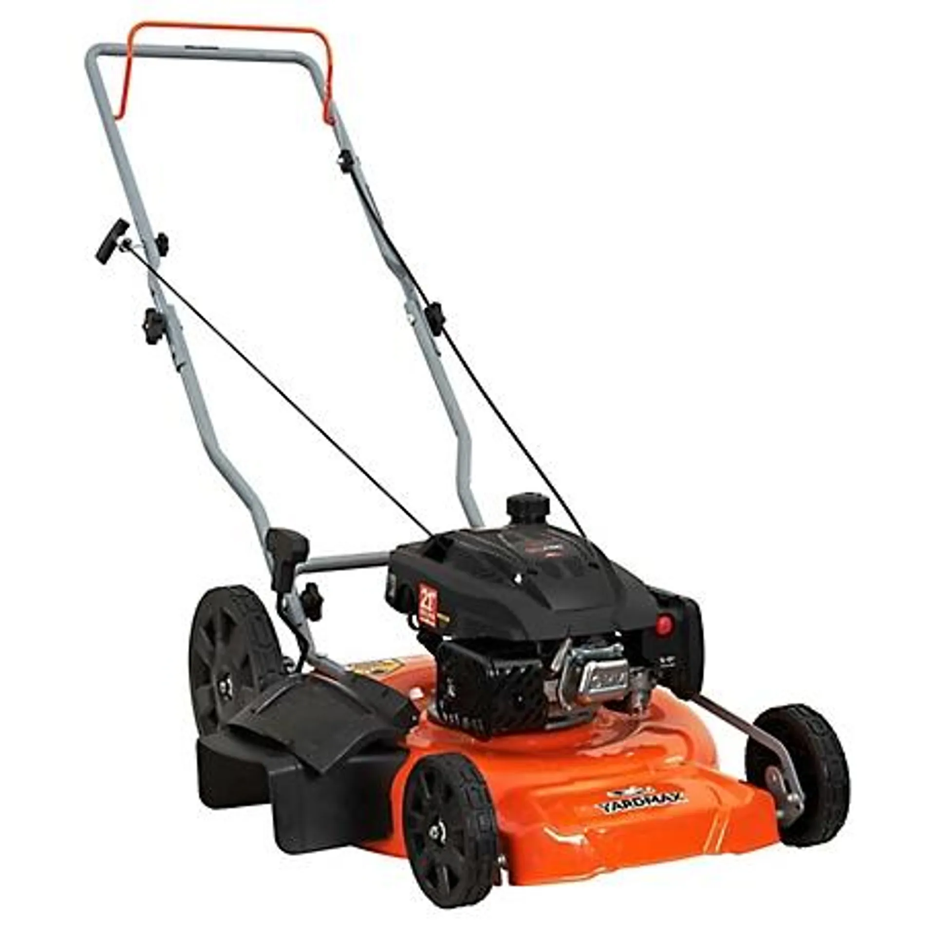 YARDMAX 21 in. 170cc Gas-Powered 2-in-1 High-Wheel Push Lawn Mower