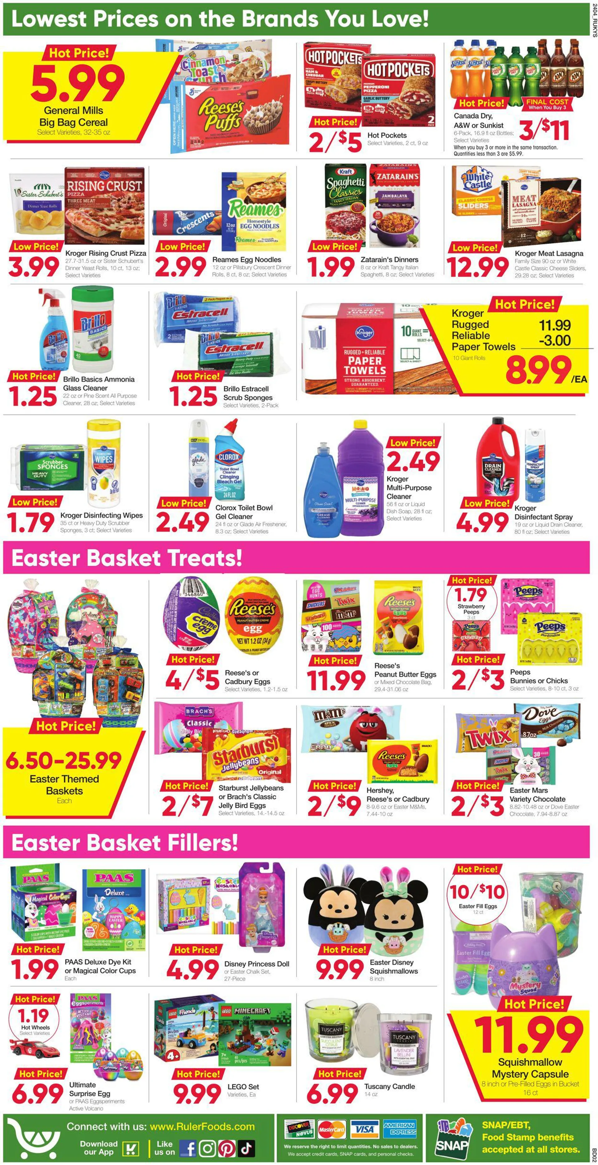 Weekly ad Ruler Foods Current weekly ad from February 28 to March 12 2024 - Page 2