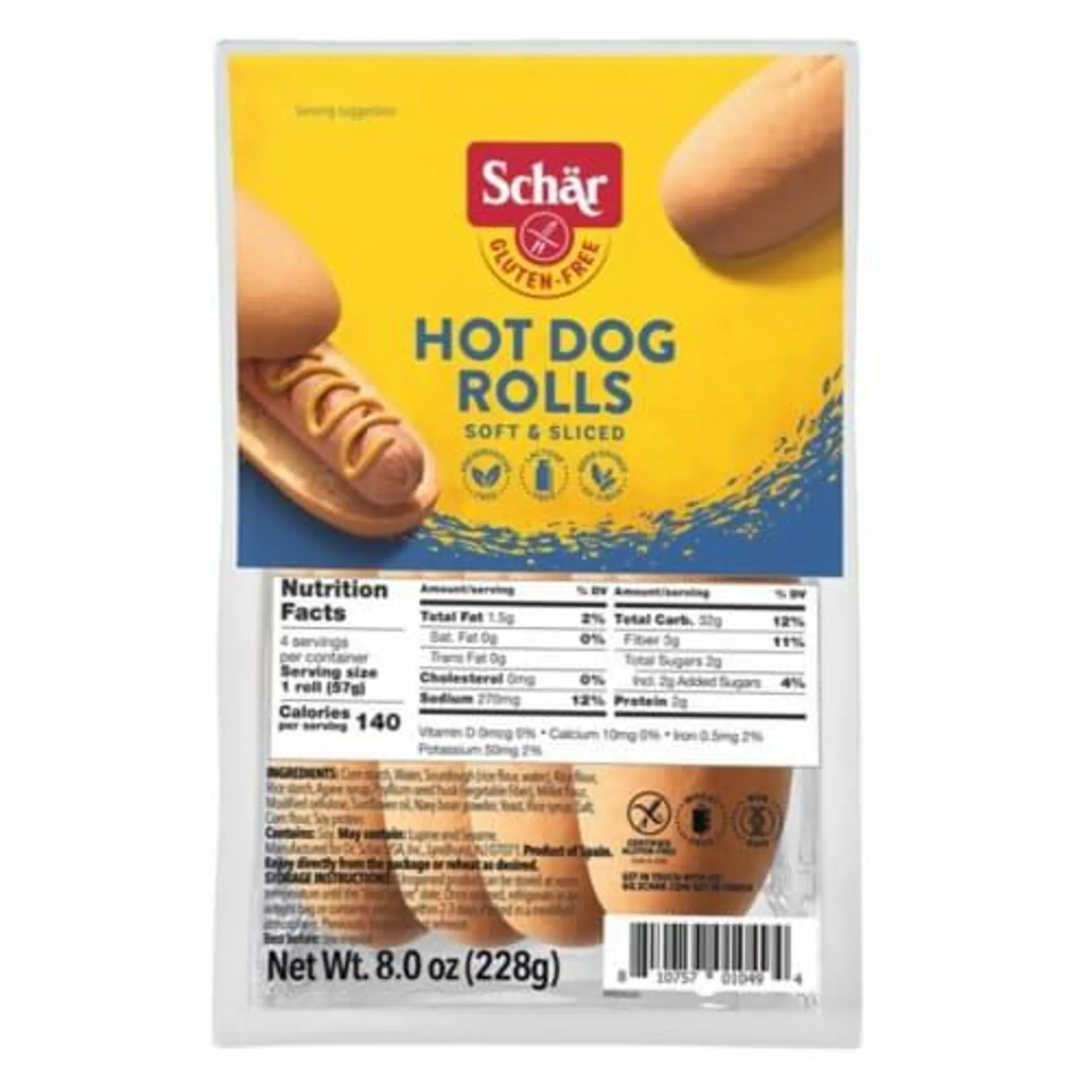 Schar Gluten Free Hot Dog Buns