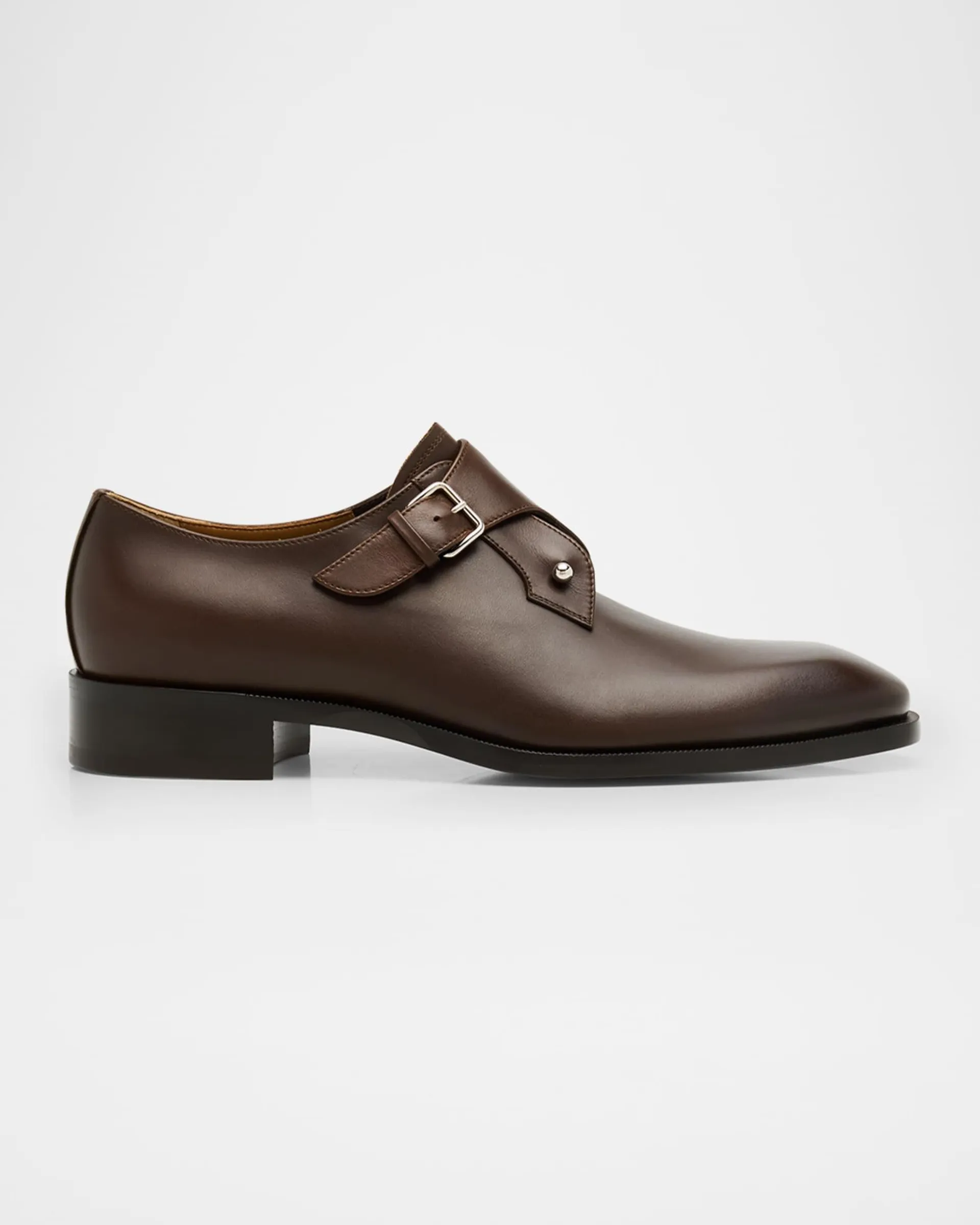Men's Chambeli Monk-Strap Leather Loafers