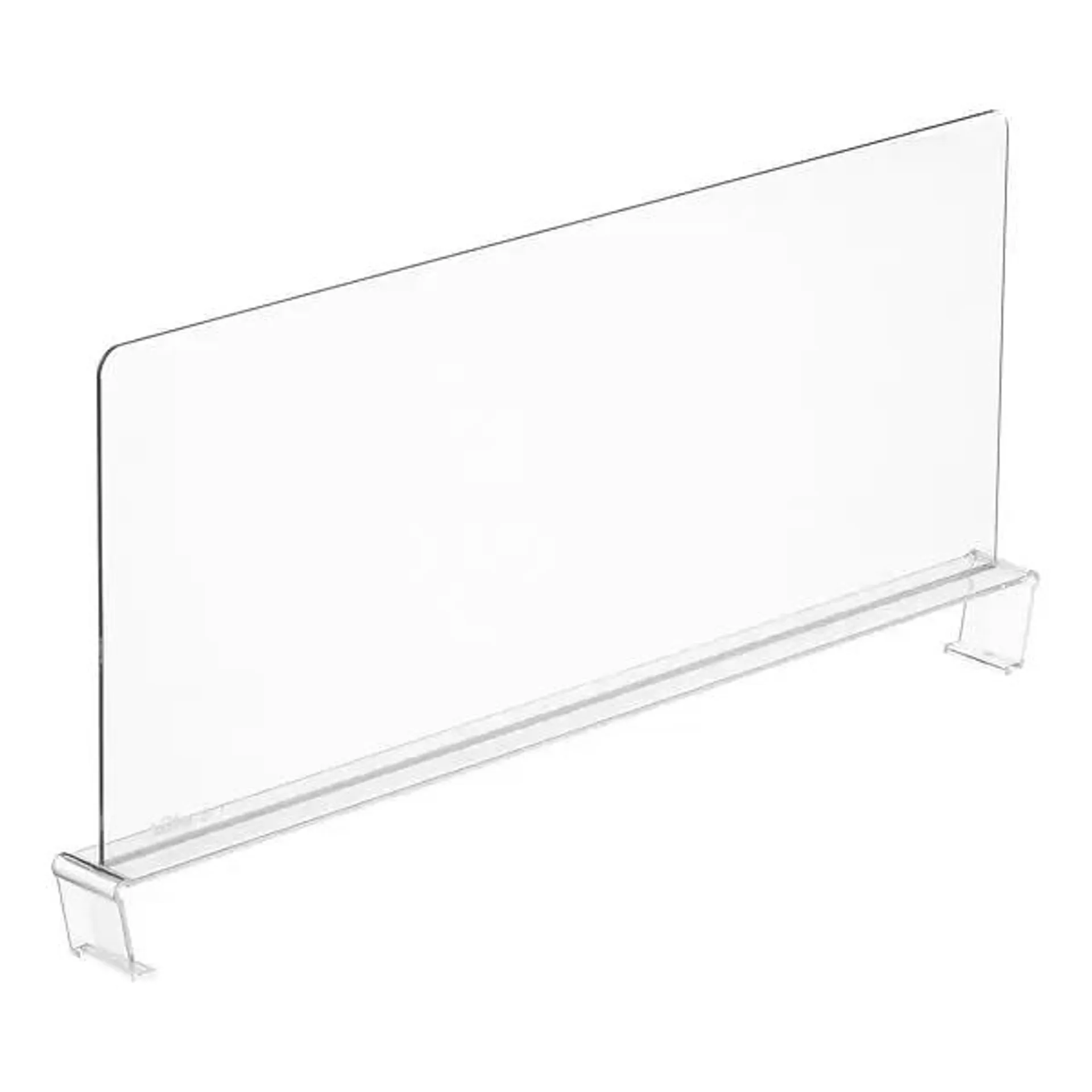 Elfa Decor 16" Shelf Divider Translucent