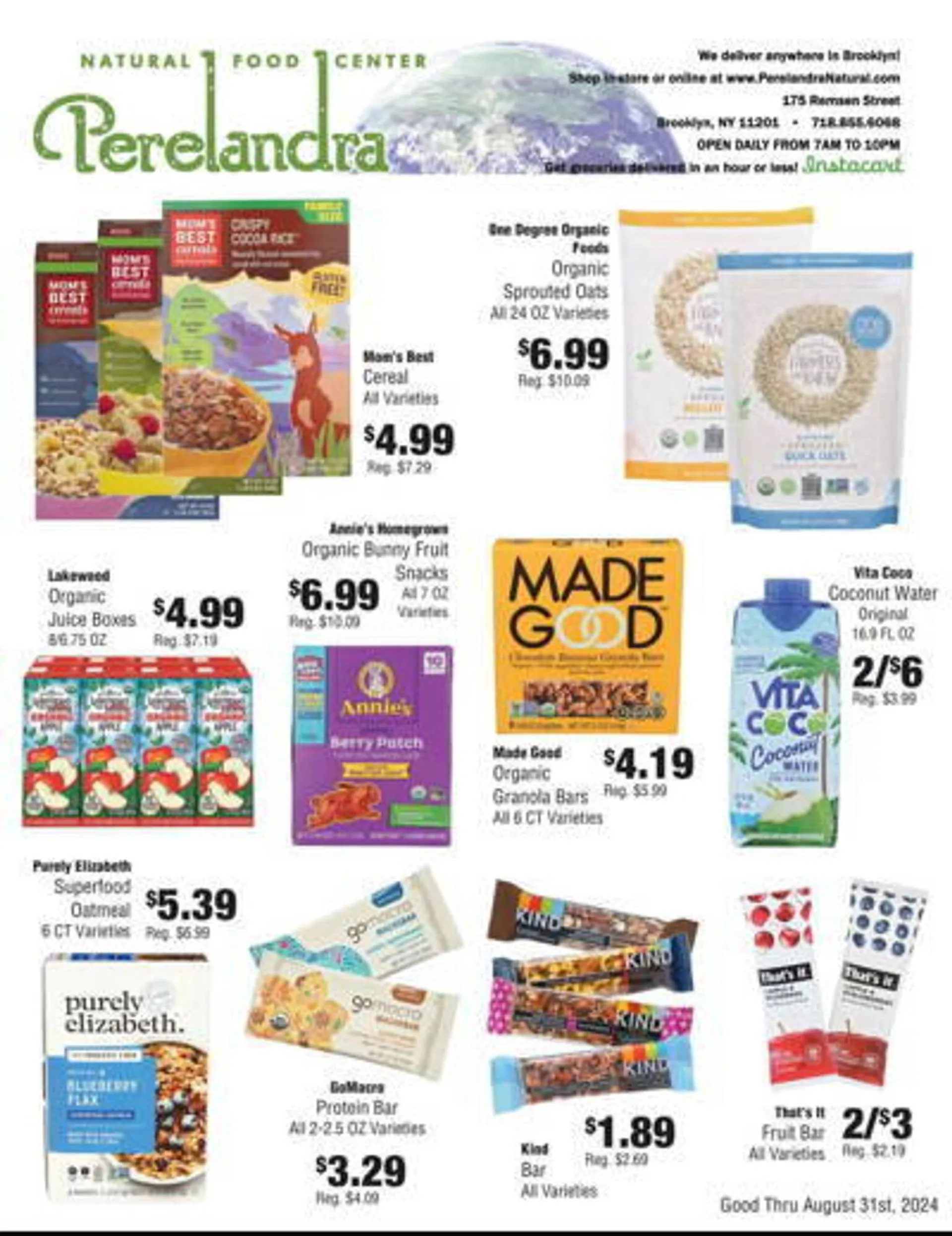 Perelandra Natural Food Center Weekly Ad - 1