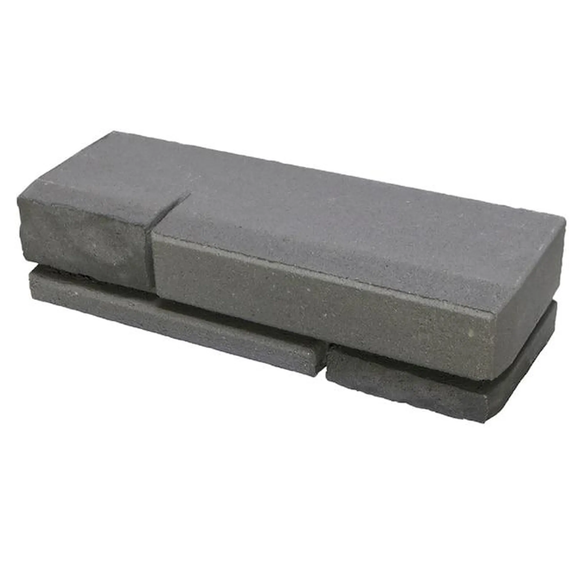 Belgard 4-in H x 16-in L x 5.75-in D Basalt Gray Concrete Retaining Wall Block