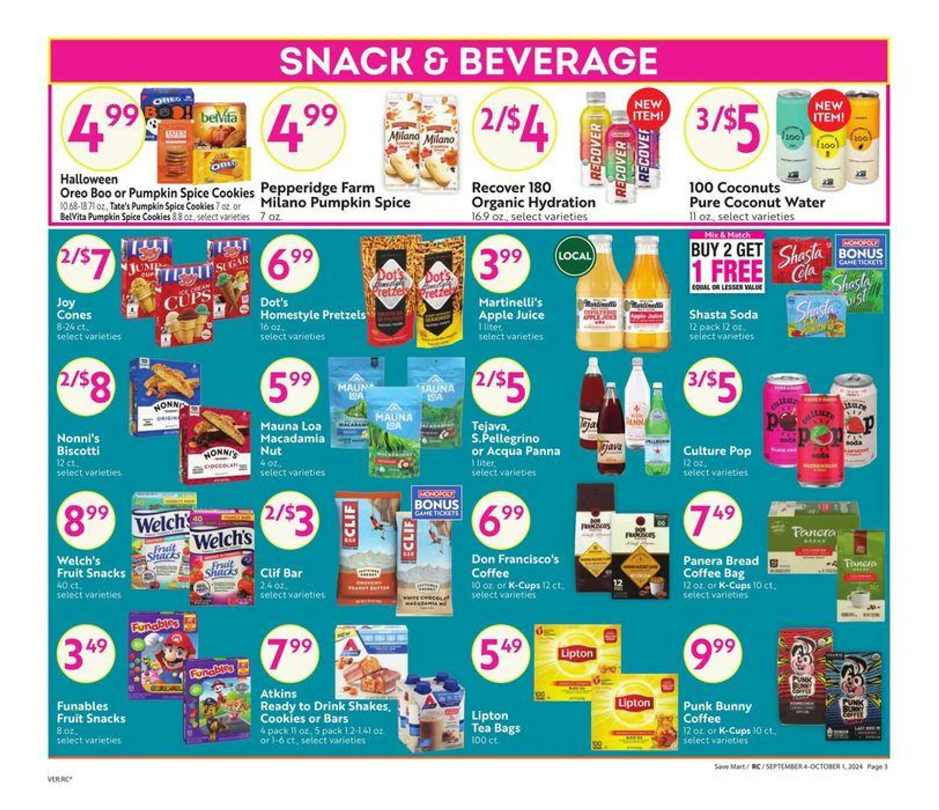 Weekly ad Current bargains and offers from September 4 to October 1 2024 - Page 3