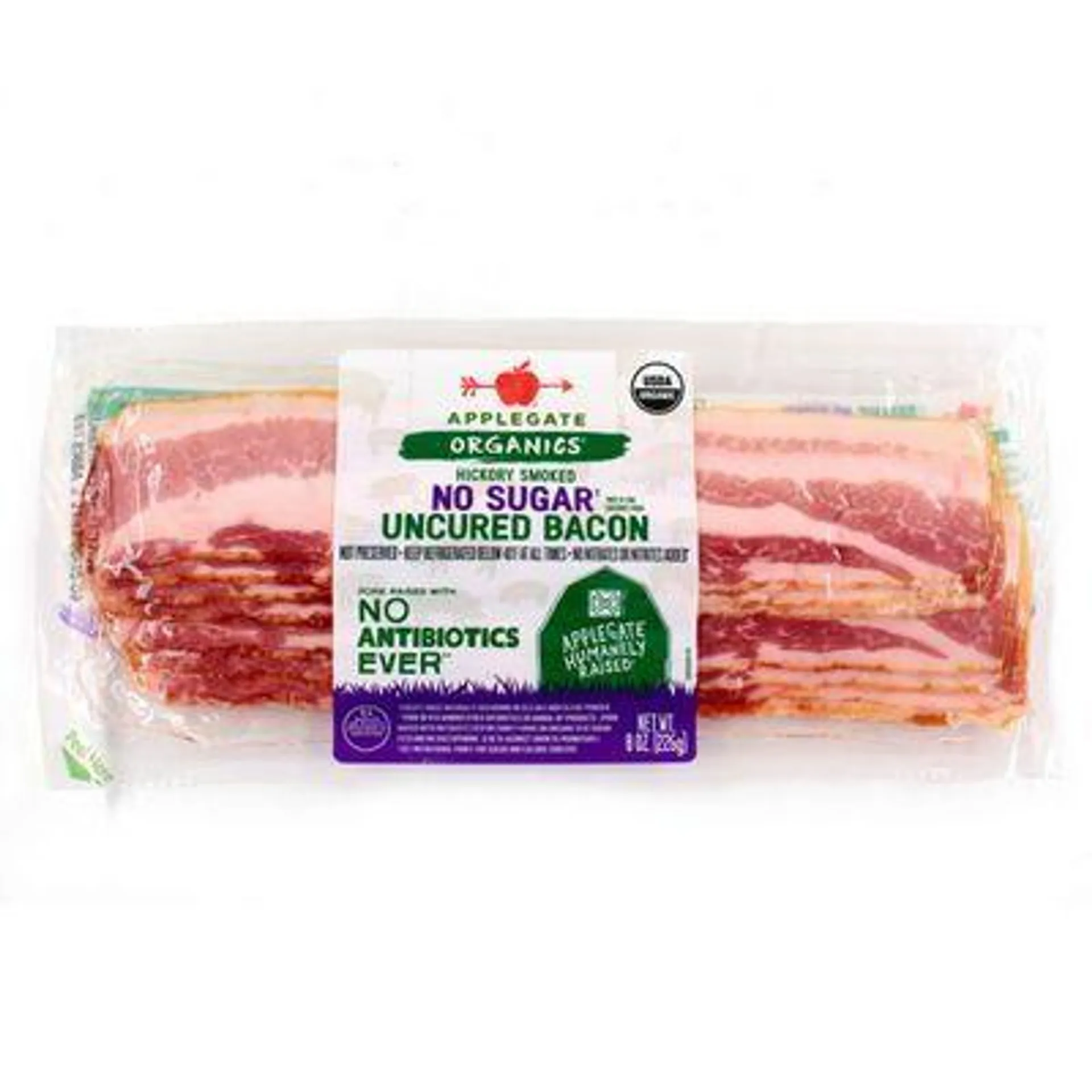 Applegate Organics Hickory Smoked No Sugar Uncured Bacon