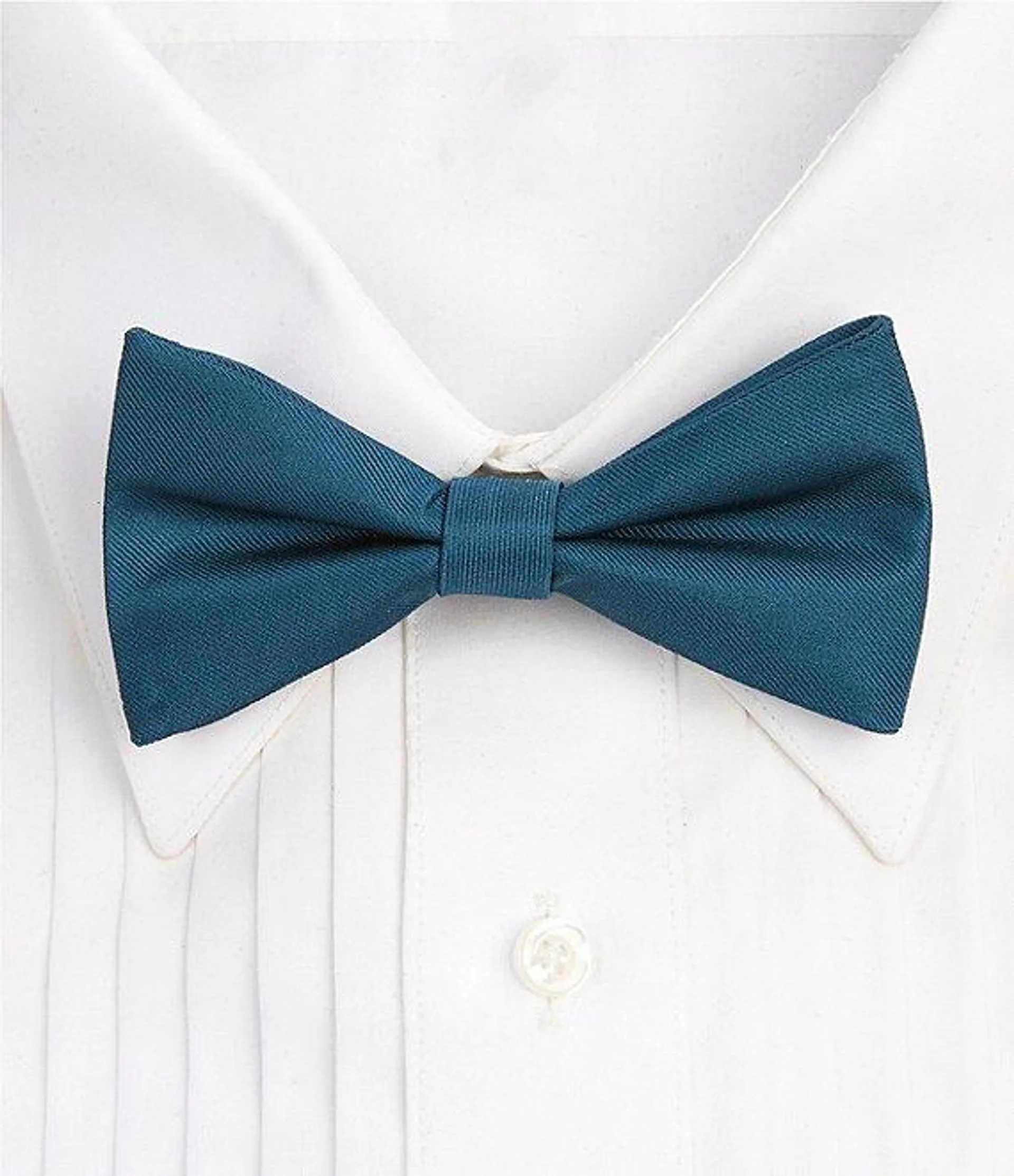 Solid Pre-Tied Bow Tie