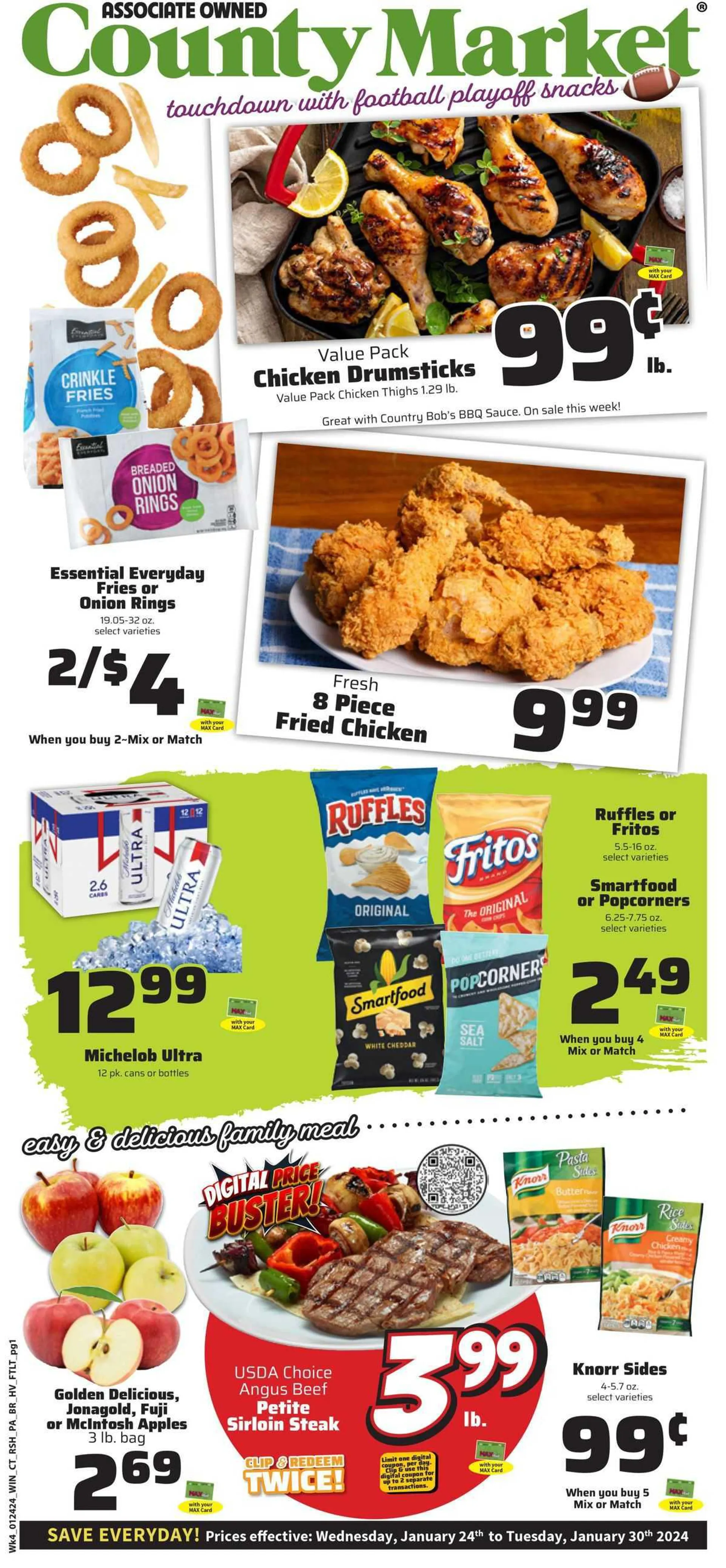 Weekly ad County Market Weekly Ad from January 23 to January 29 2024 - Page 