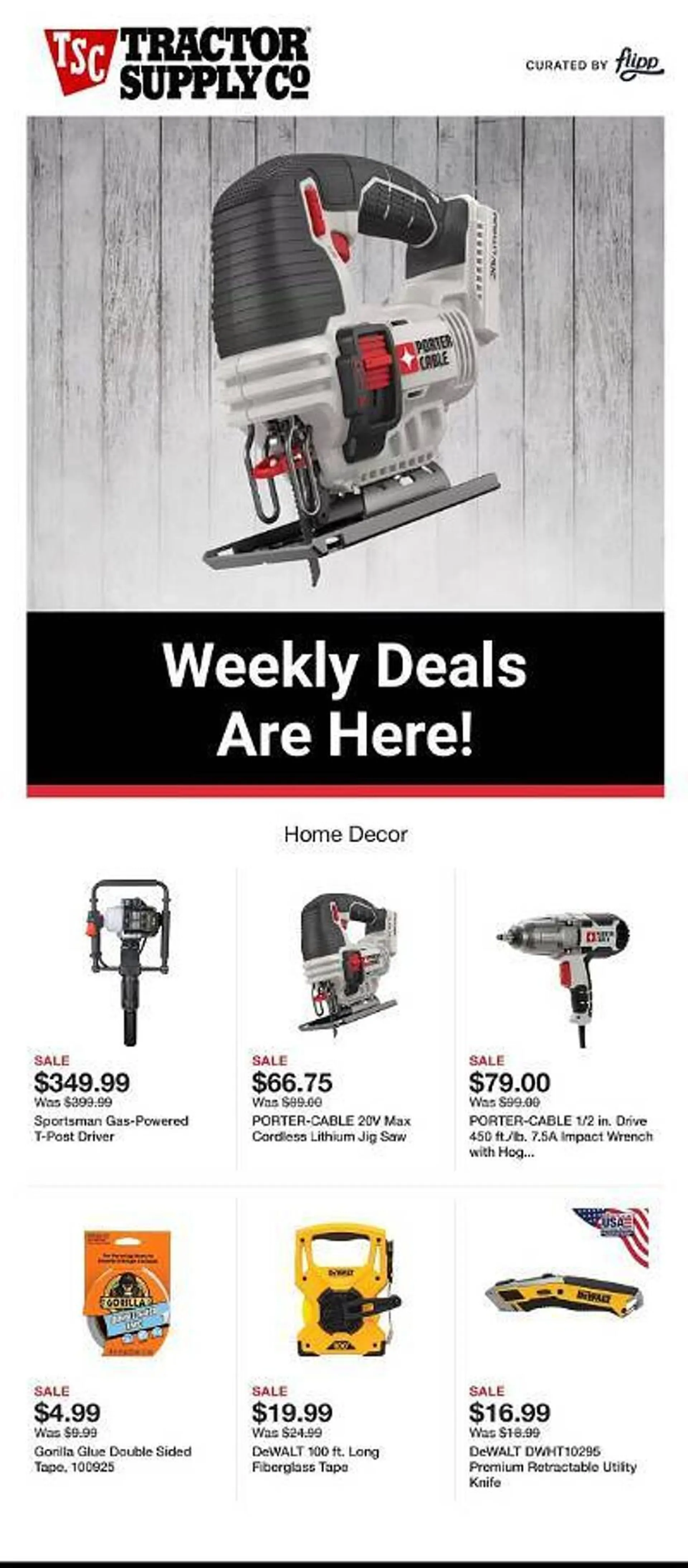 Weekly ad Tractor Supply Company Weekly Ad from April 9 to April 15 2024 - Page 