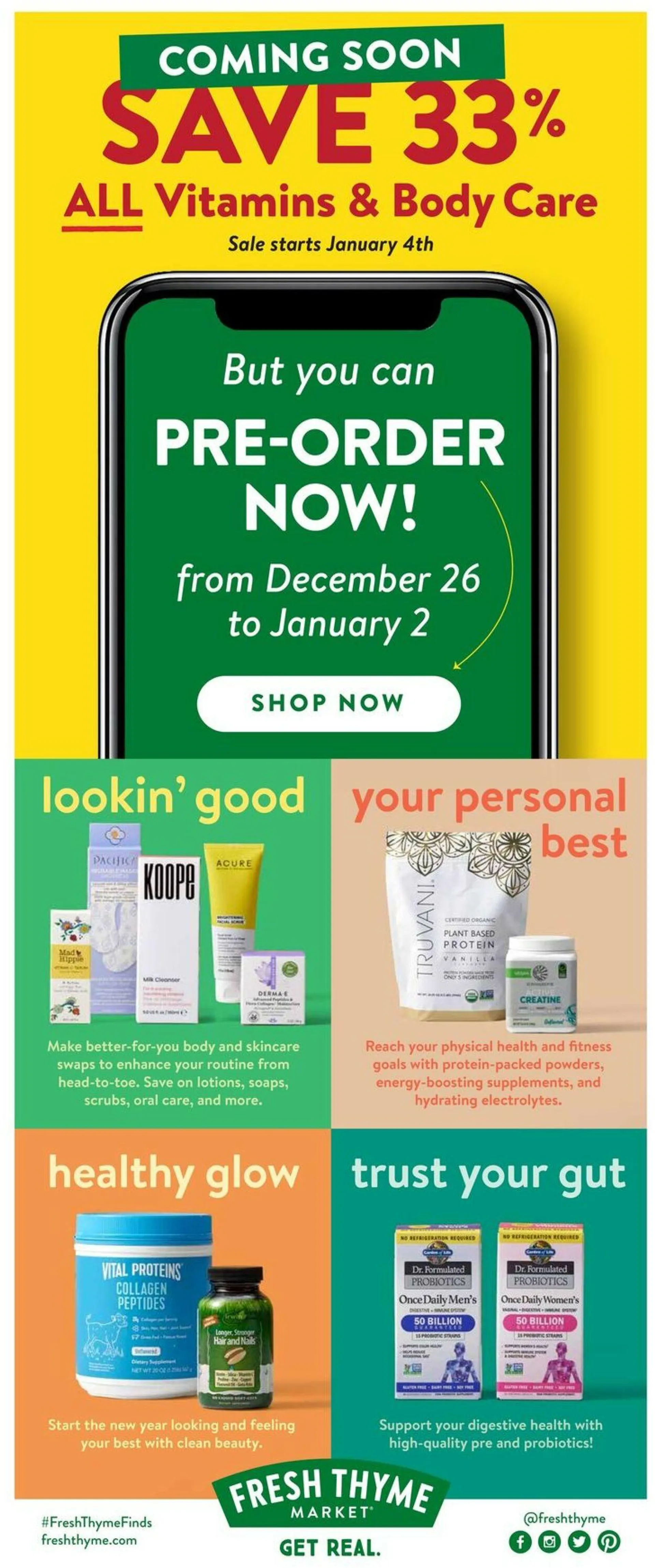 Weekly ad Fresh Thyme Current weekly ad from December 26 to January 3 2024 - Page 3