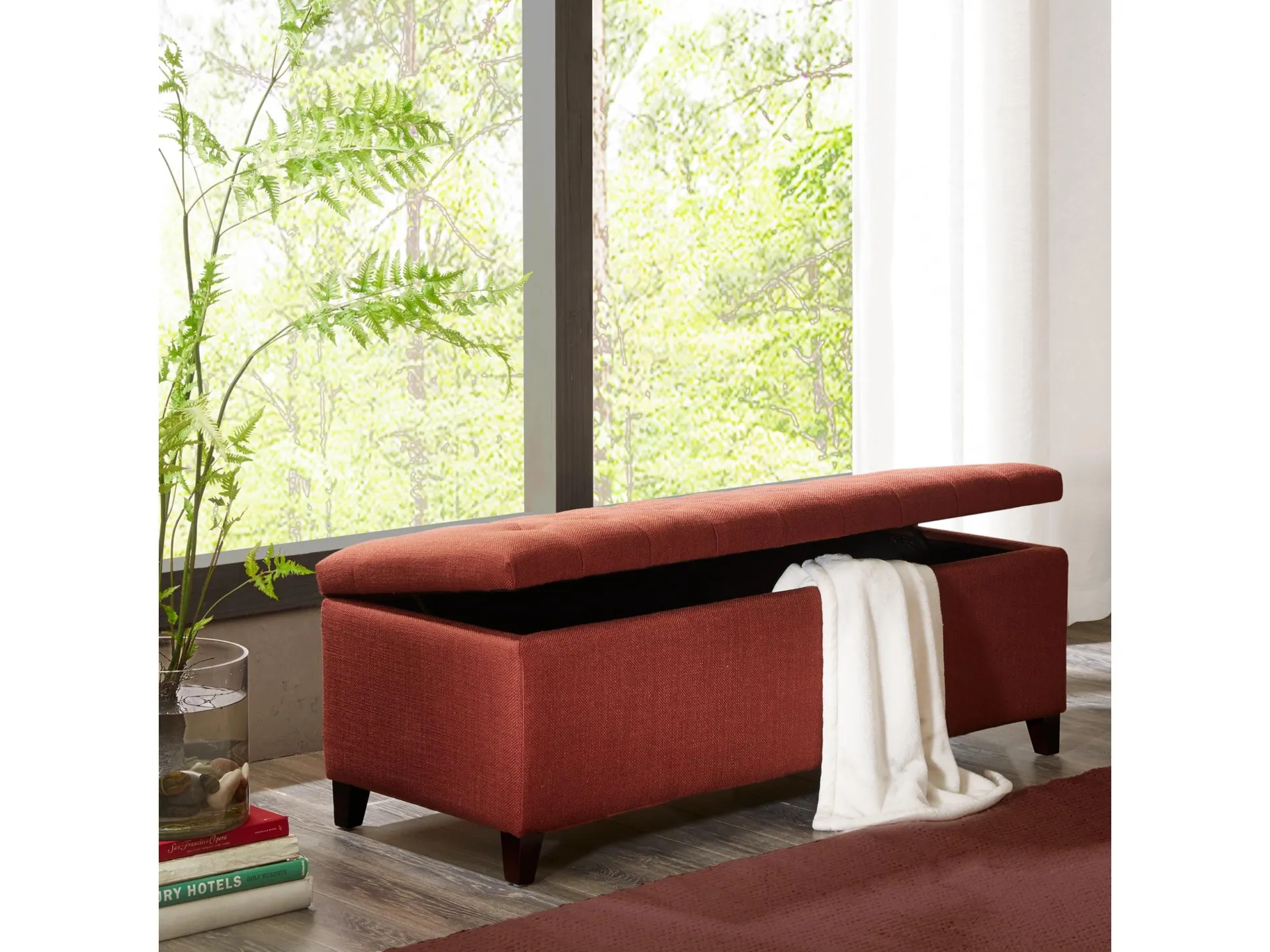 Selah Tufted Top Soft Close Storage Bench