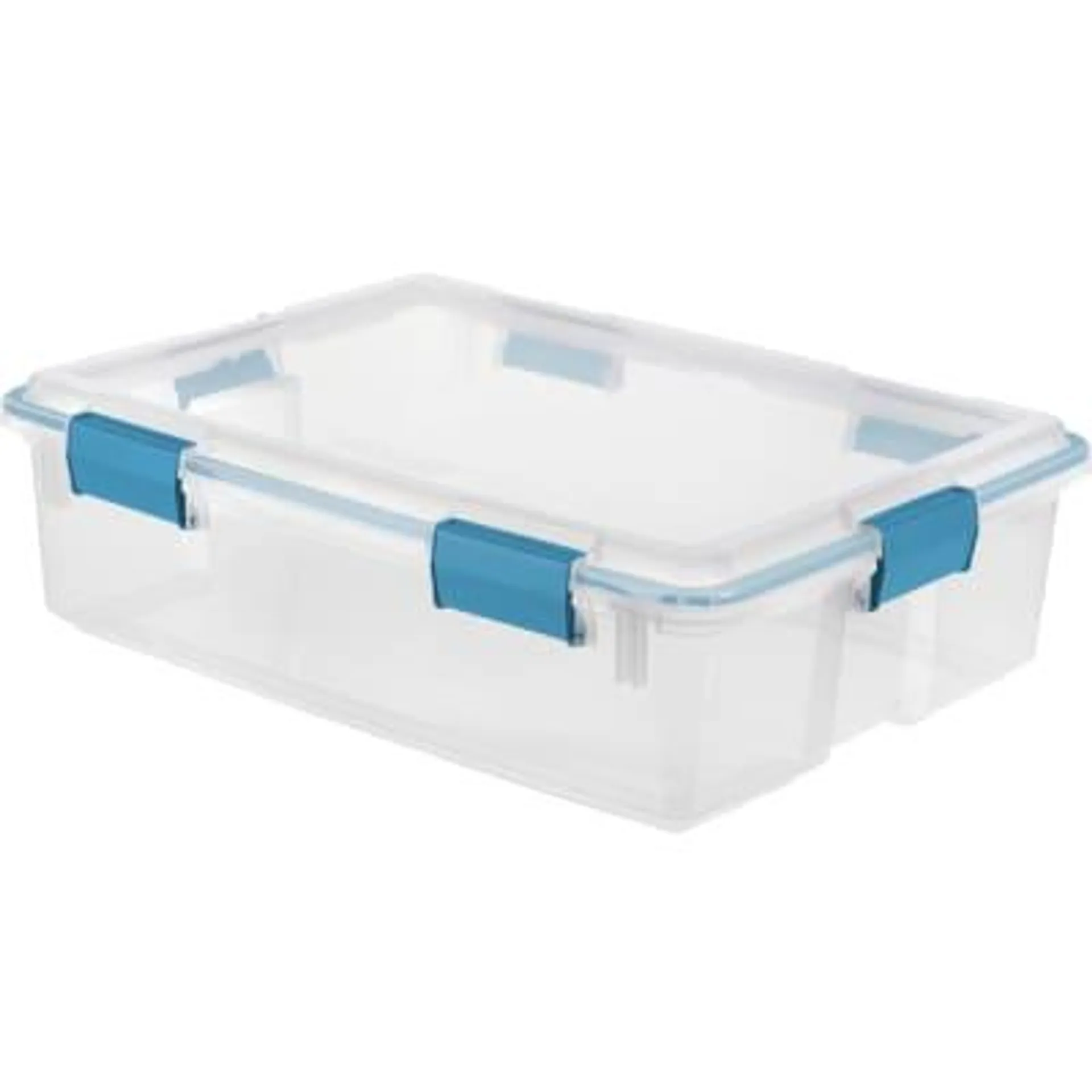 Sterilite 37 qt Clear Latching Gasket Box