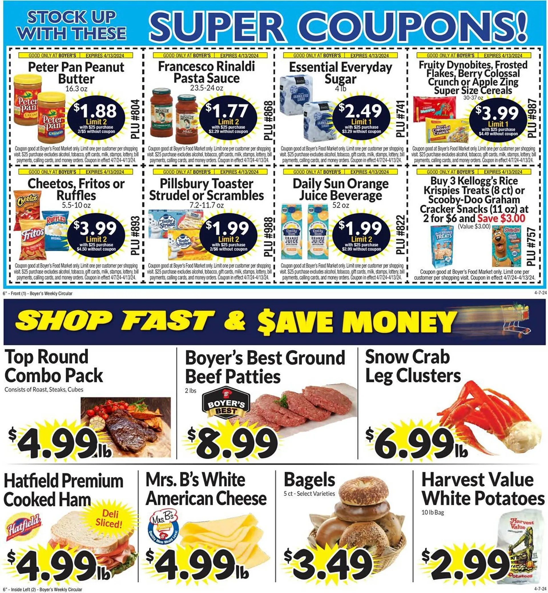 Weekly ad Boyer's Food Markets Weekly Ad from April 7 to April 13 2024 - Page 