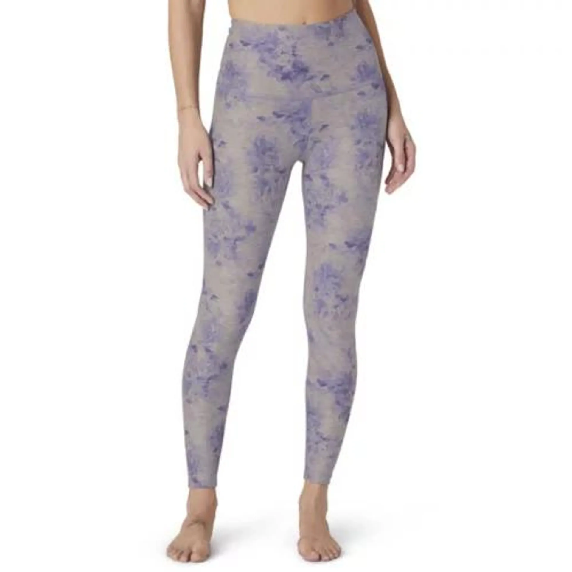 Women's Beyond Yoga Spacedye Caught in the Midi Printed High Waisted Leggings