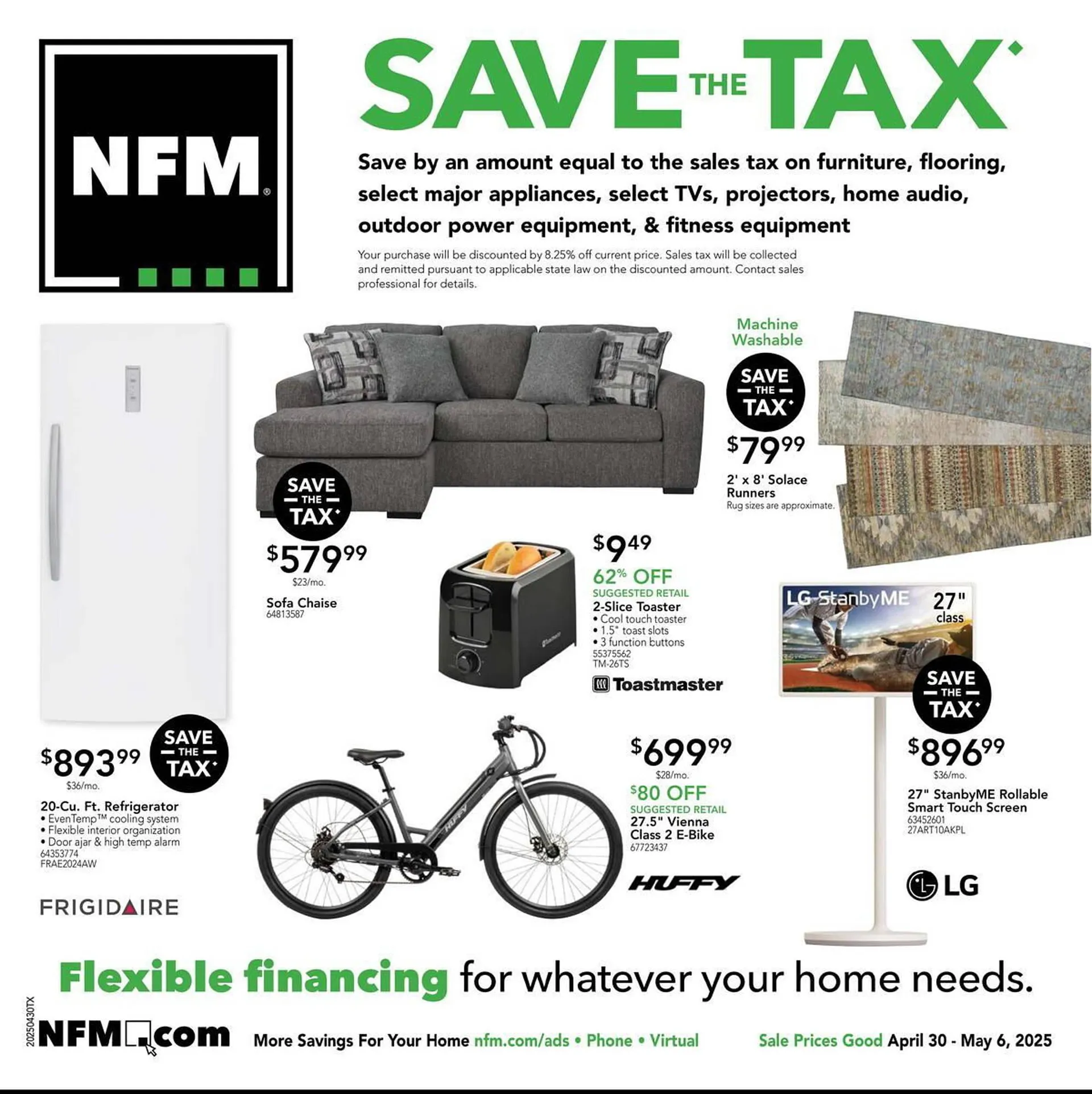 Nebraska Furniture Mart Weekly Ad - 1
