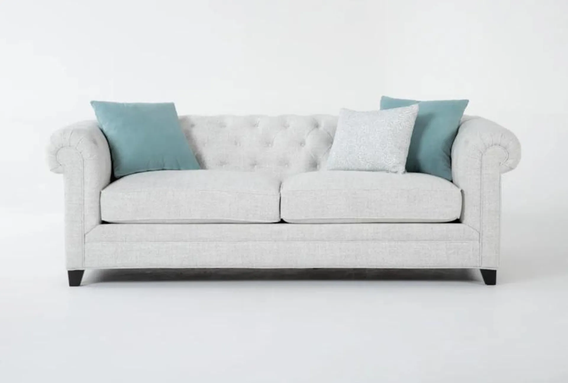 Patterson V 94" Grey Fabric Sofa