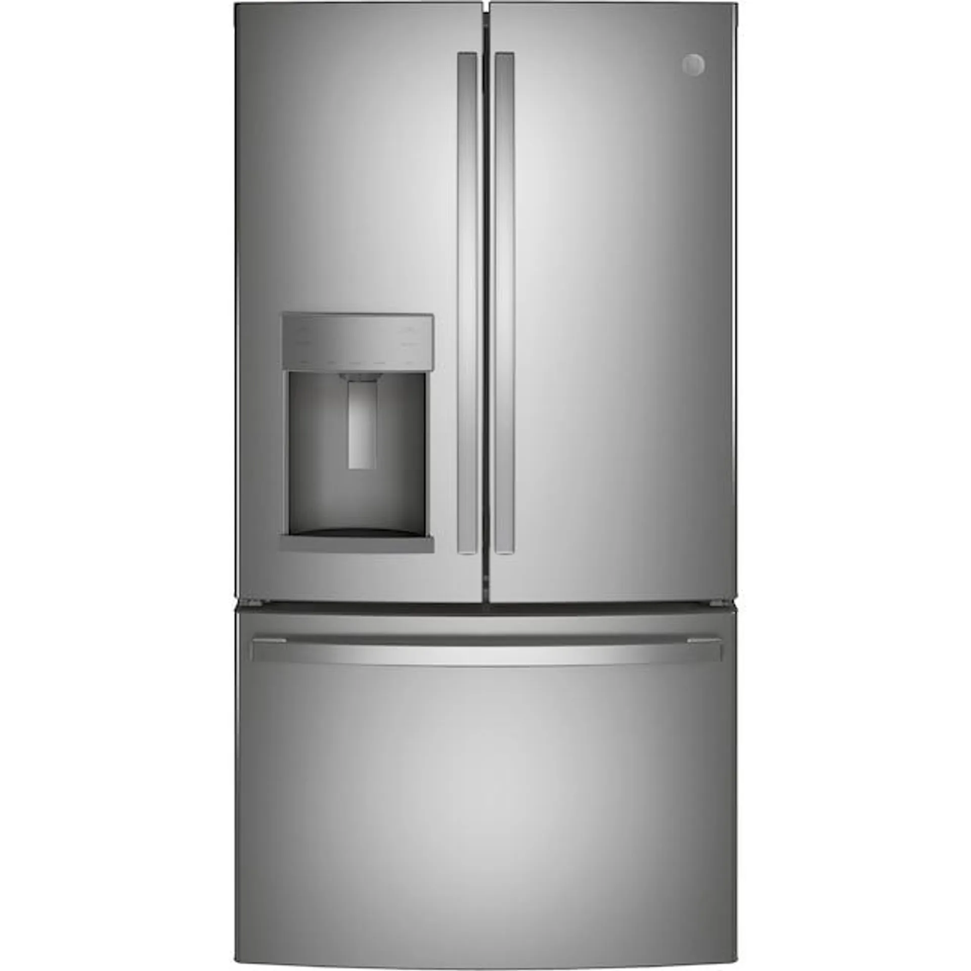 GE 27.7-cu ft French Door Refrigerator with Ice Maker, Water and Ice Dispenser (Fingerprint-resistant Stainless Steel) ENERGY STAR