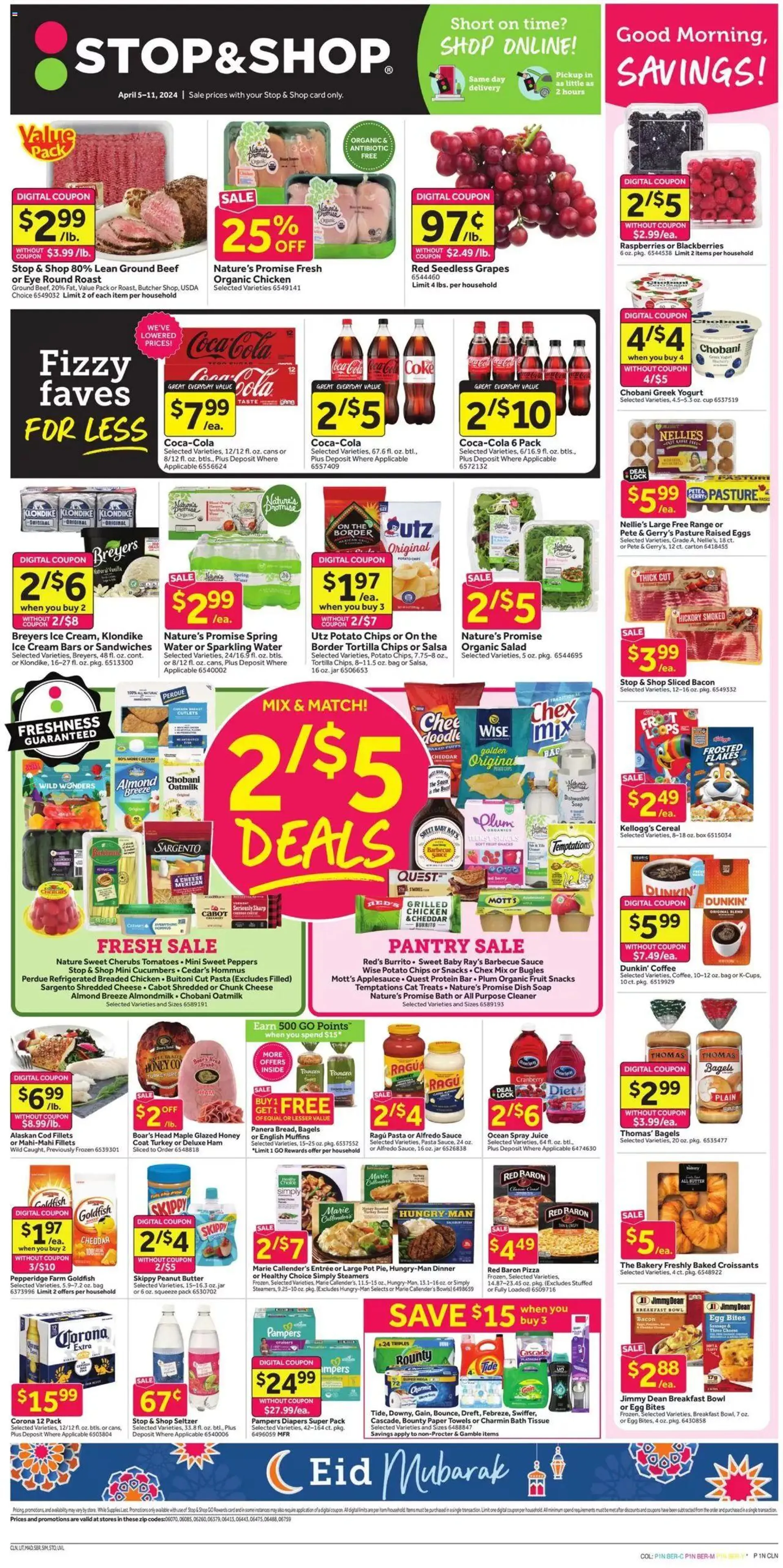Weekly ad Stop & Shop - Weekly Circular - CT from April 5 to April 11 2024 - Page 1