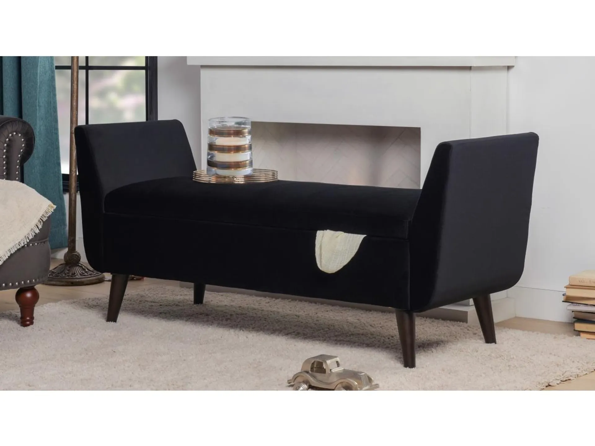 Jennifer Taylor Home Duff Entryway Storage Bench