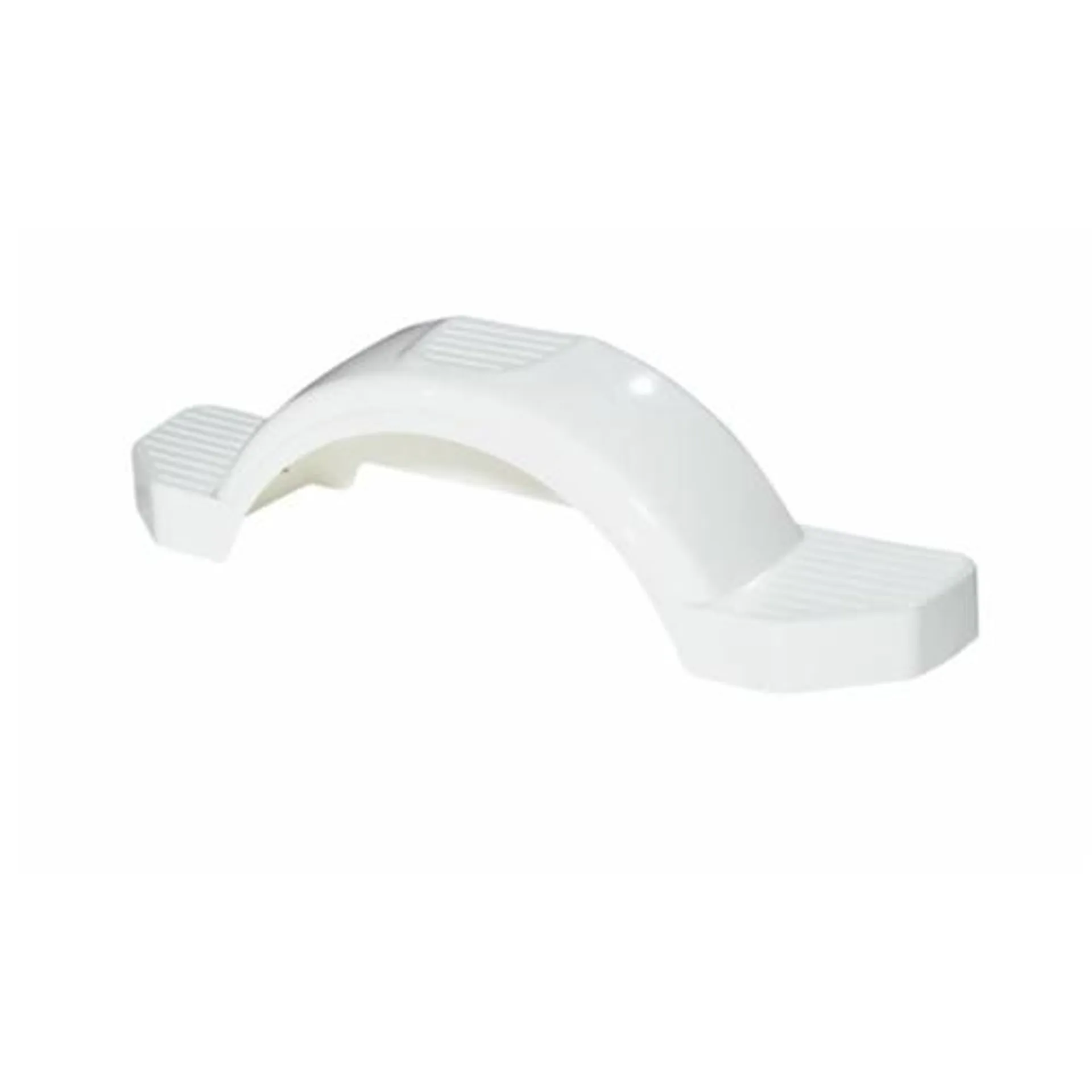 Wesbar 12" Plastic Fender with Step, White