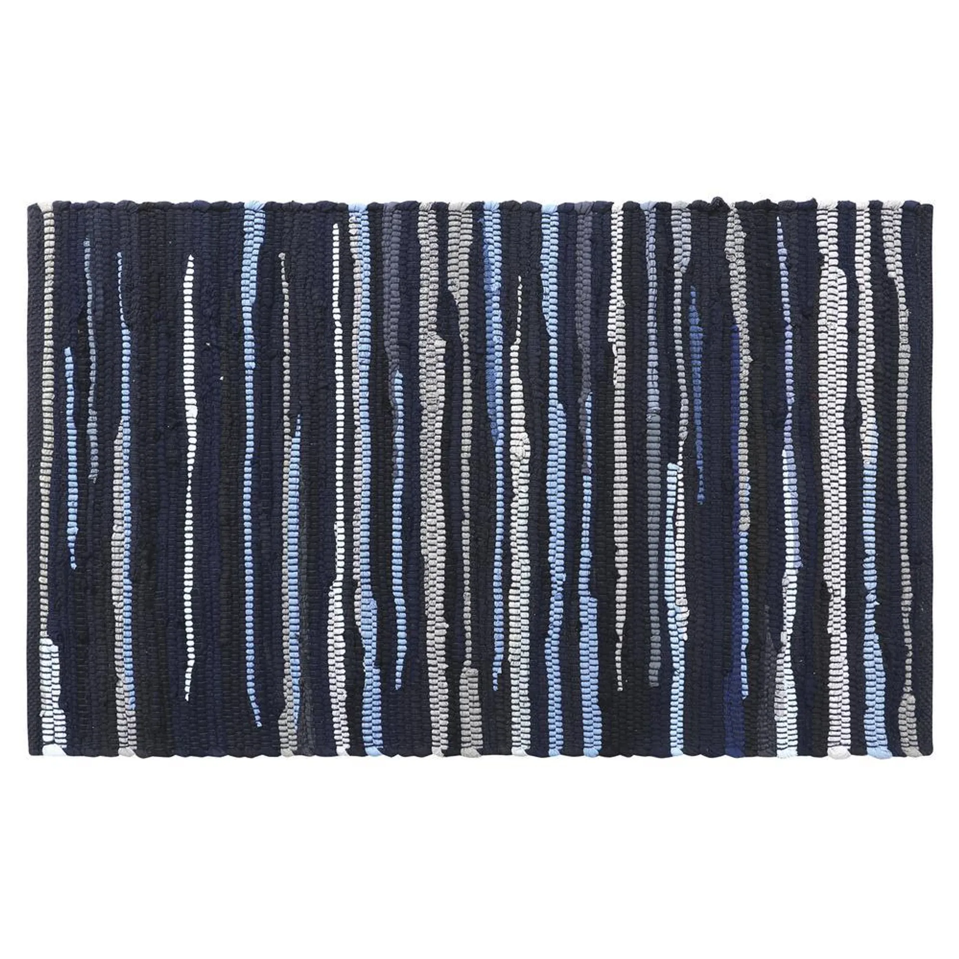 Copper Creek Mills Tonal Chindi Navy 20" x 34" Accent Rug