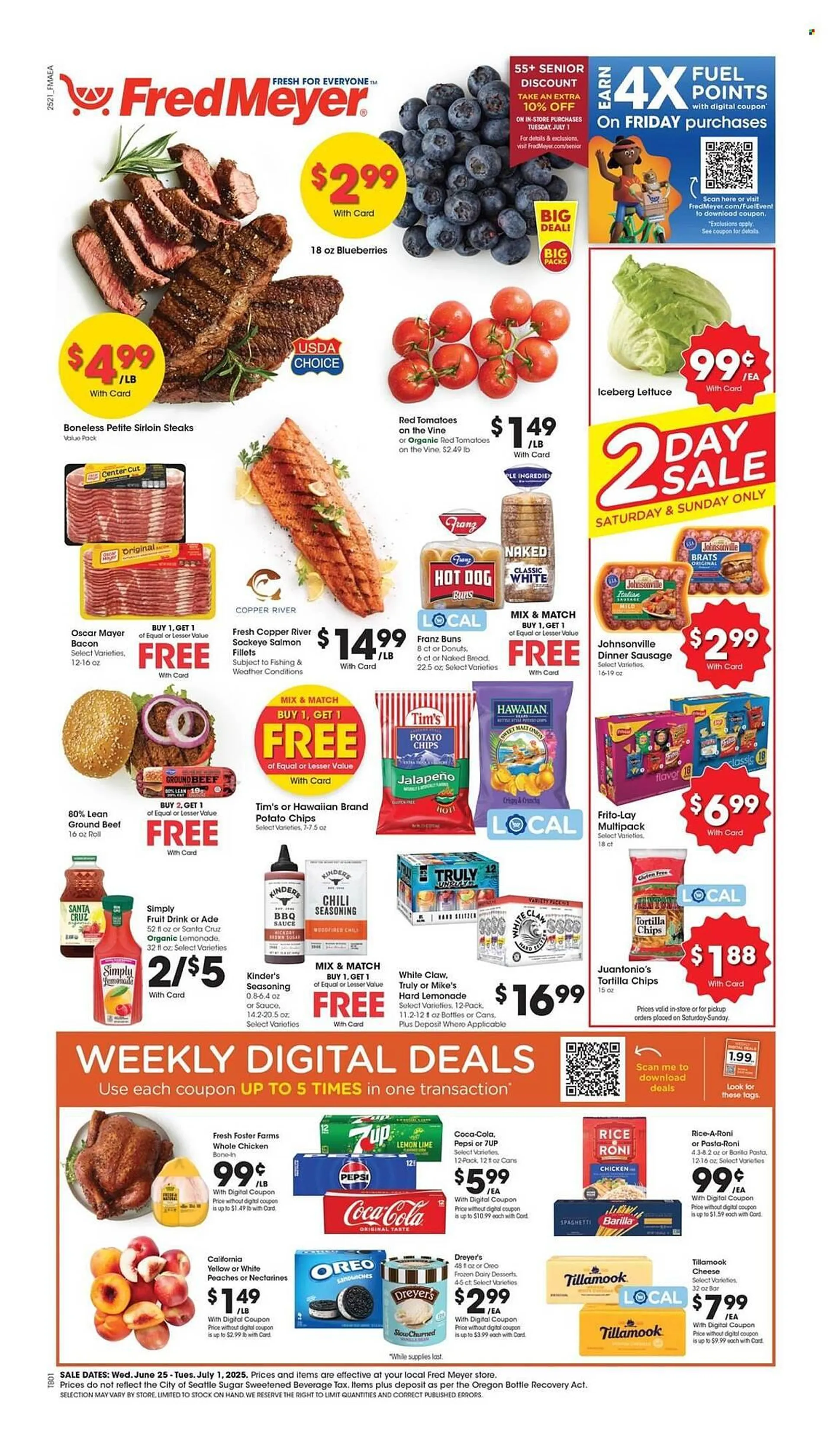 Weekly ad Fred Meyer Weekly Ad from June 25 to July 1 2025 - Page 1