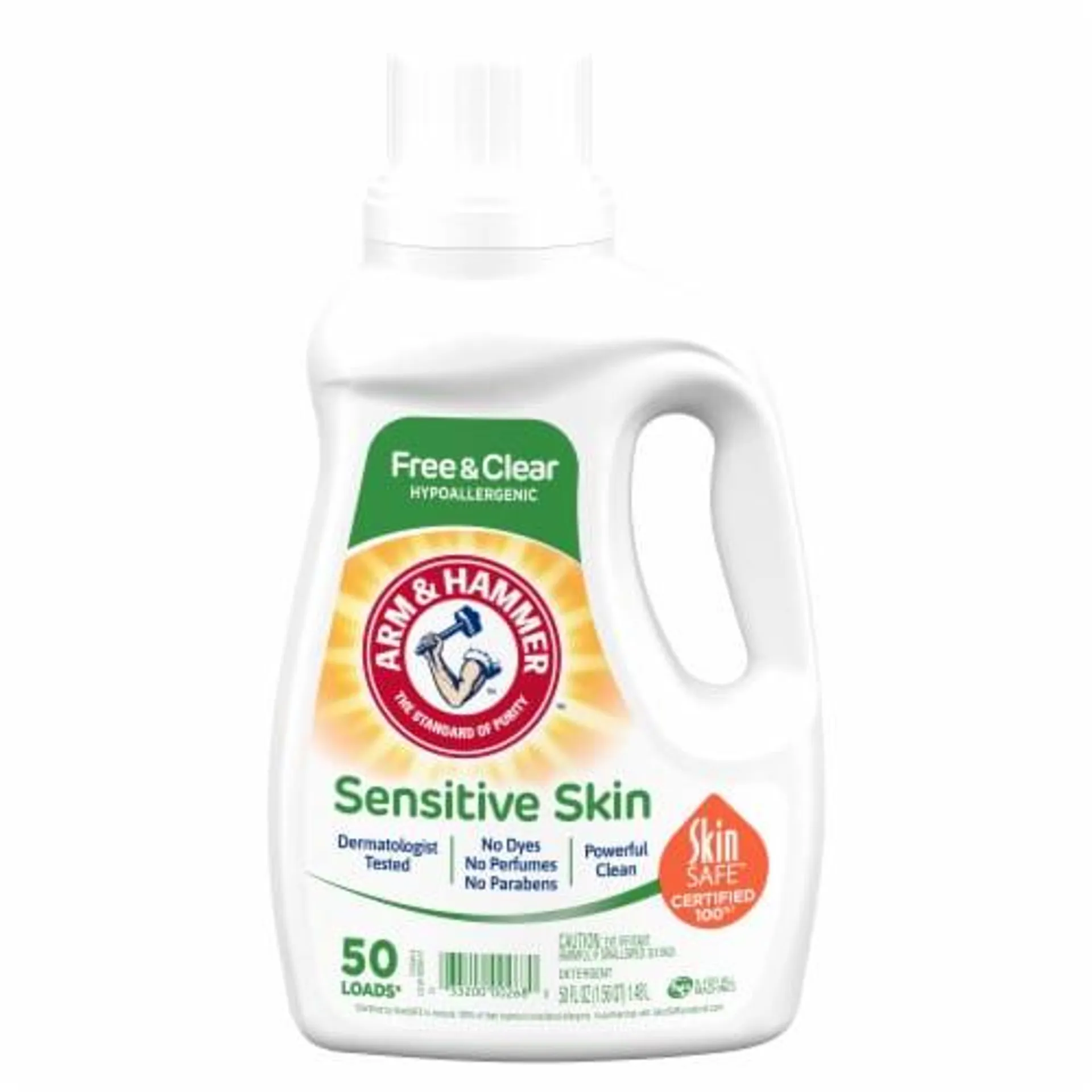 ARM & HAMMER Sensitive Skin Hypoallergenic Liquid Laundry Detergent