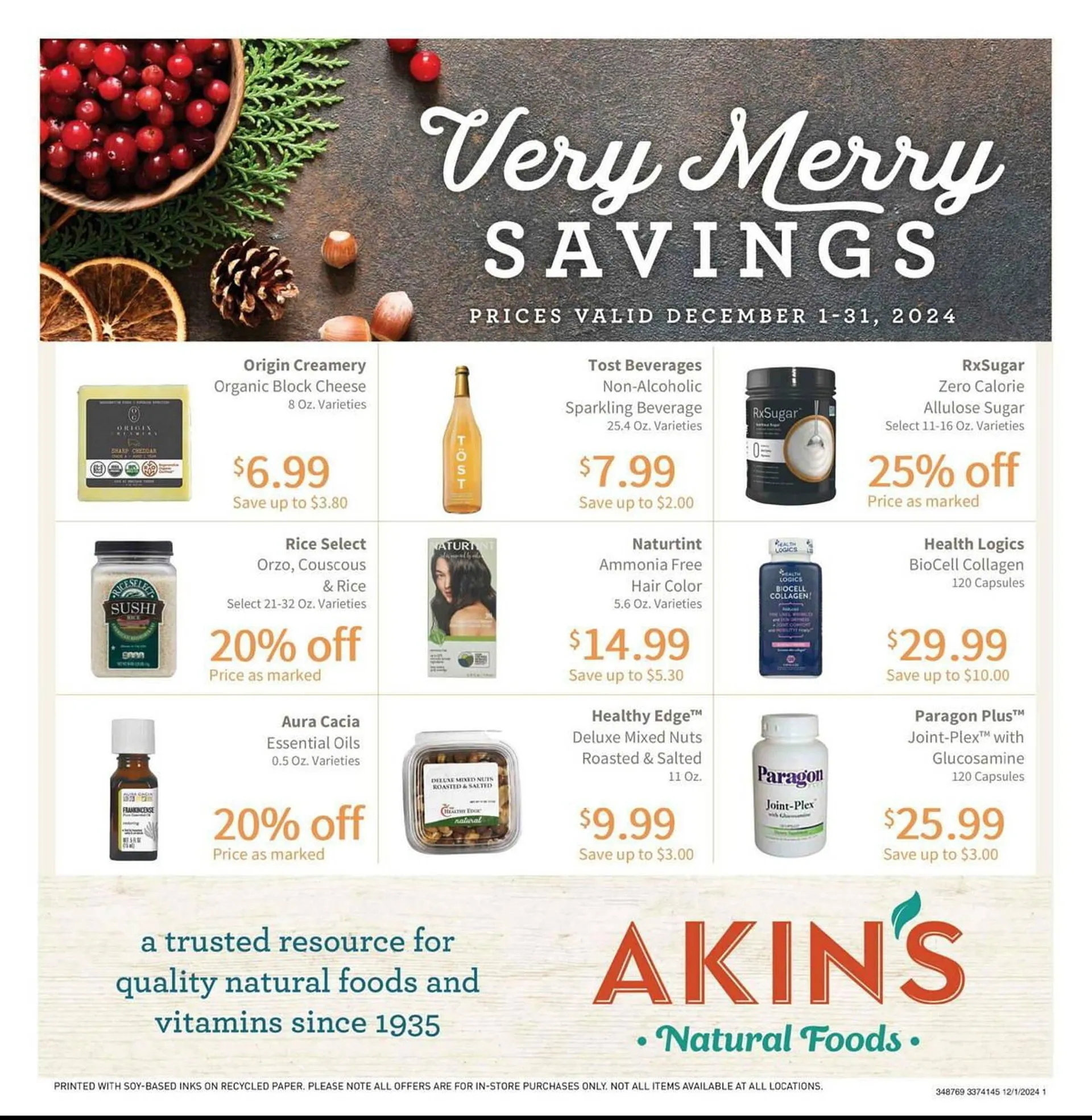 Akins Natural Foods Weekly Ad - 1