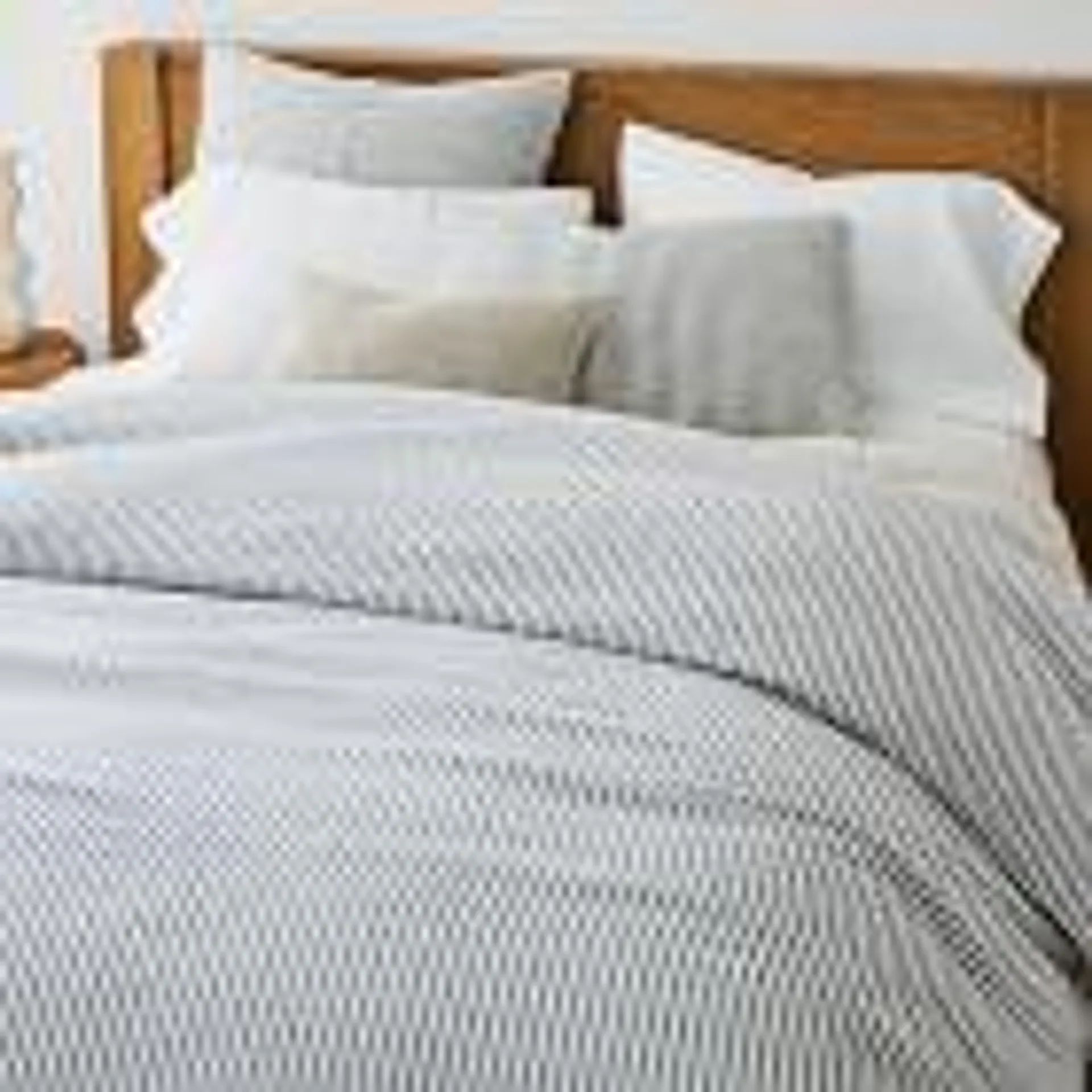 European Flax Linen Classic Stripe Duvet Cover & Shams