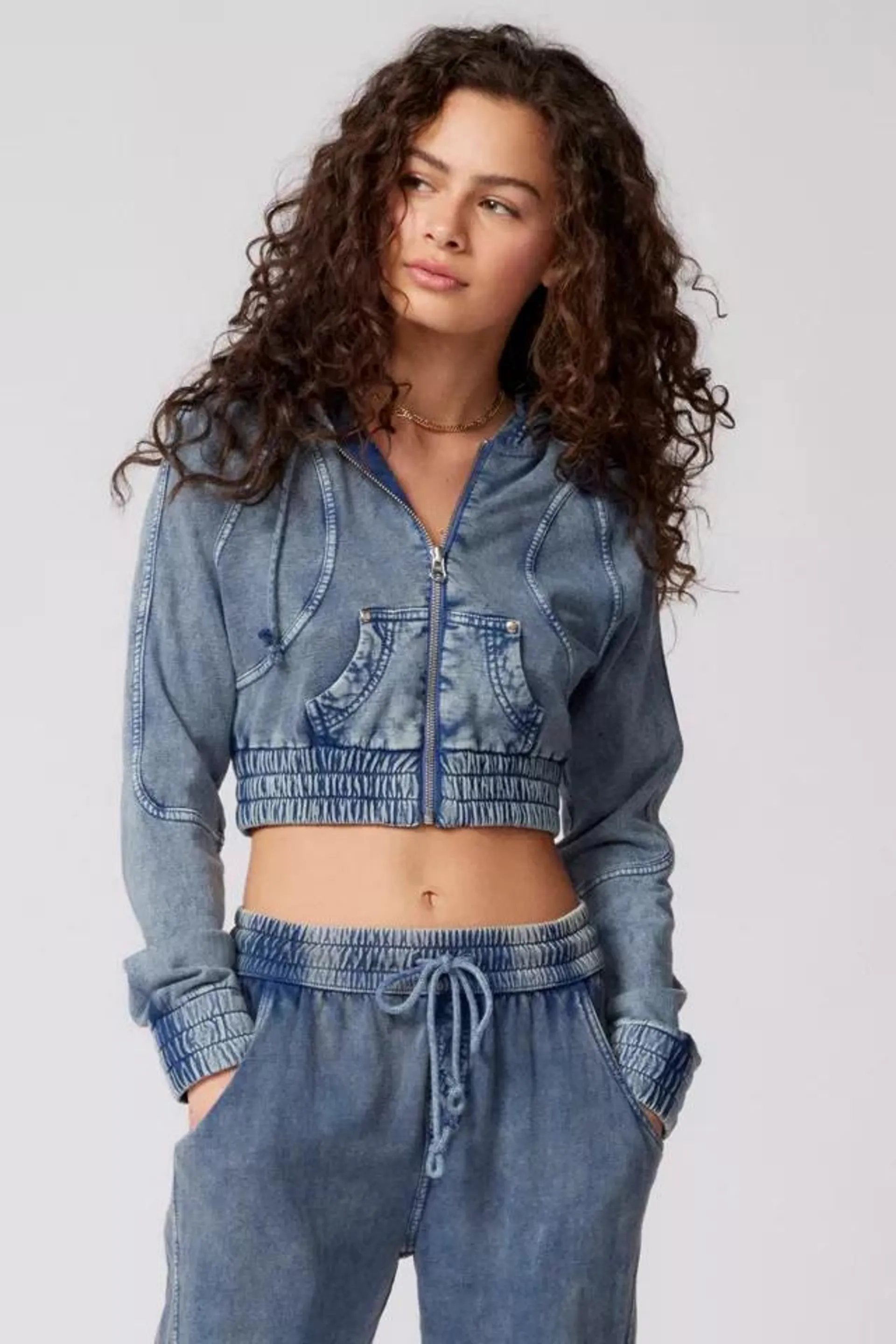 Out From Under Rocco Denim Zip-Up Jacket