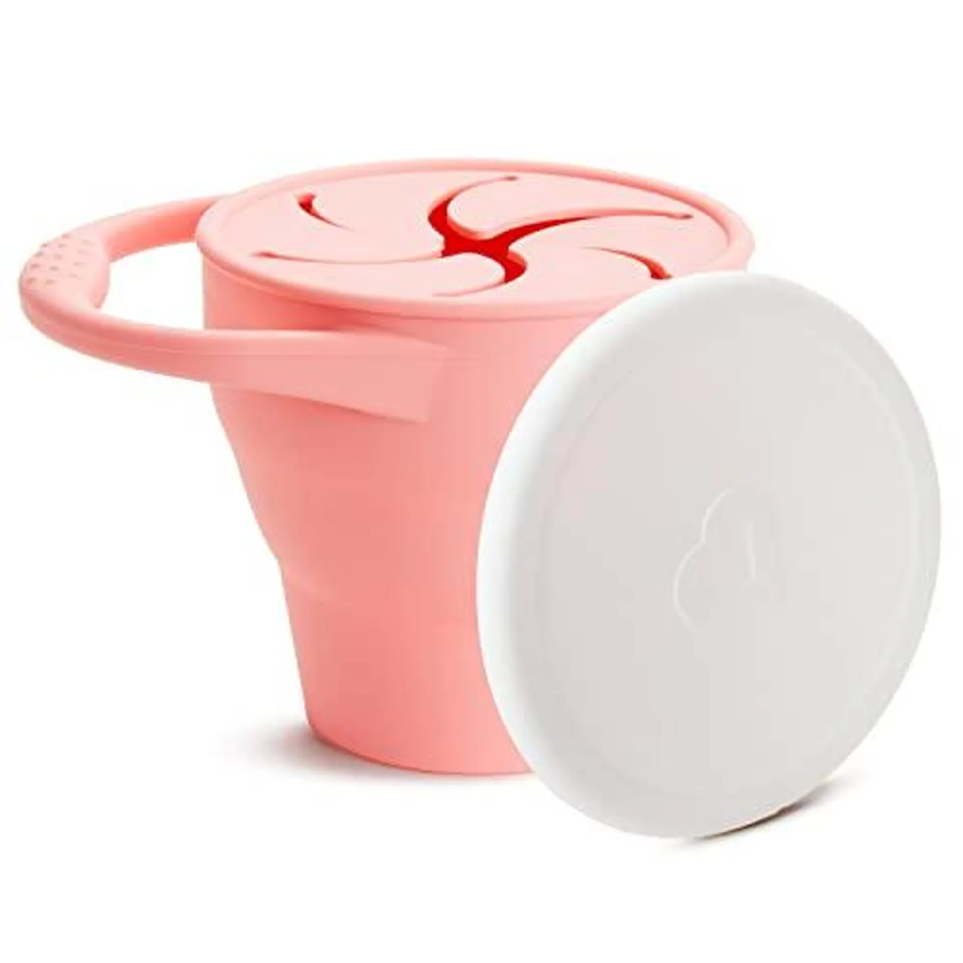 Munchkin® C’est Silicone! Collapsible Toddler Snack Catcher® Cup with Lid