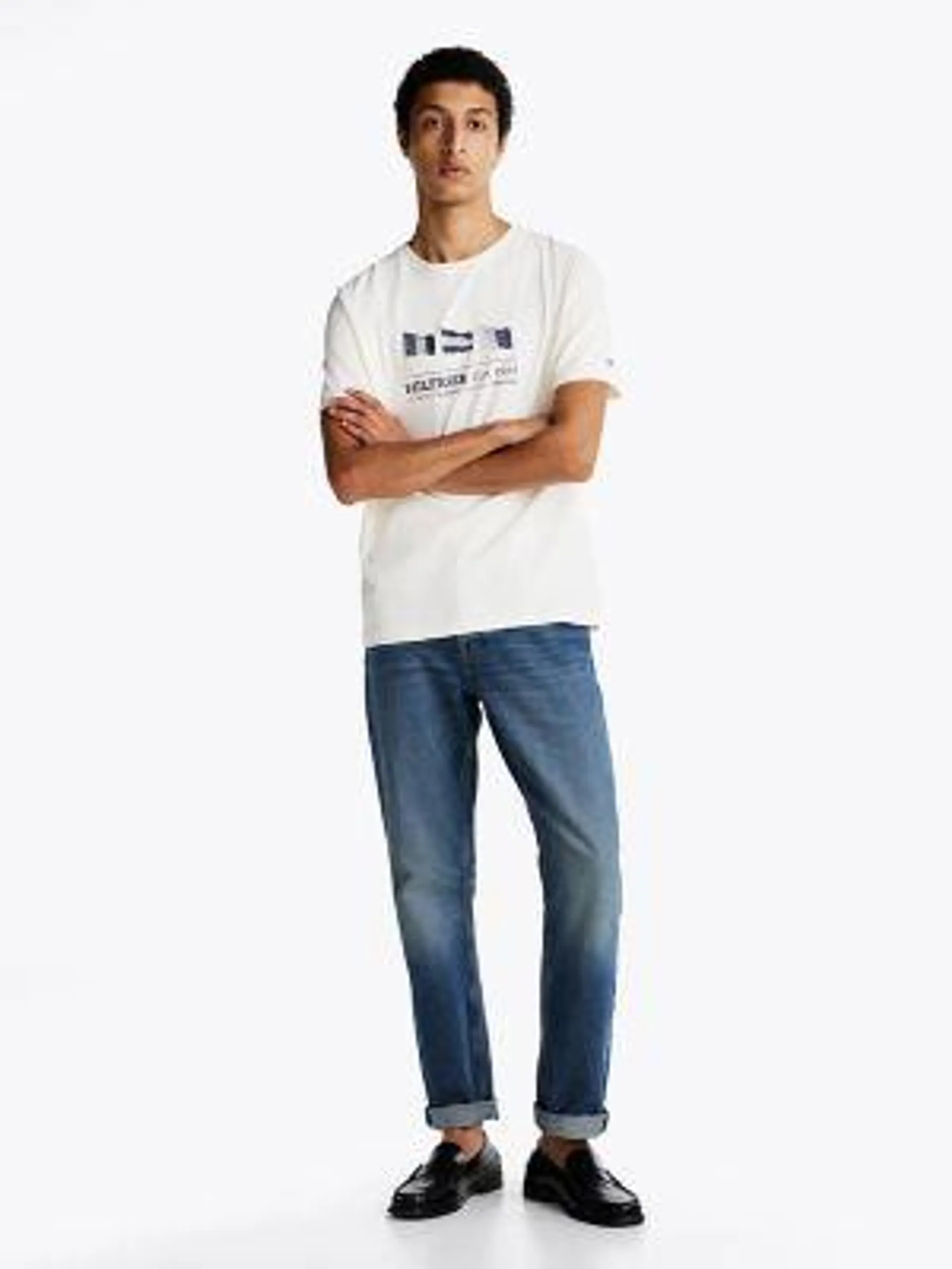 Embroidered Hilfiger Flags T-Shirt