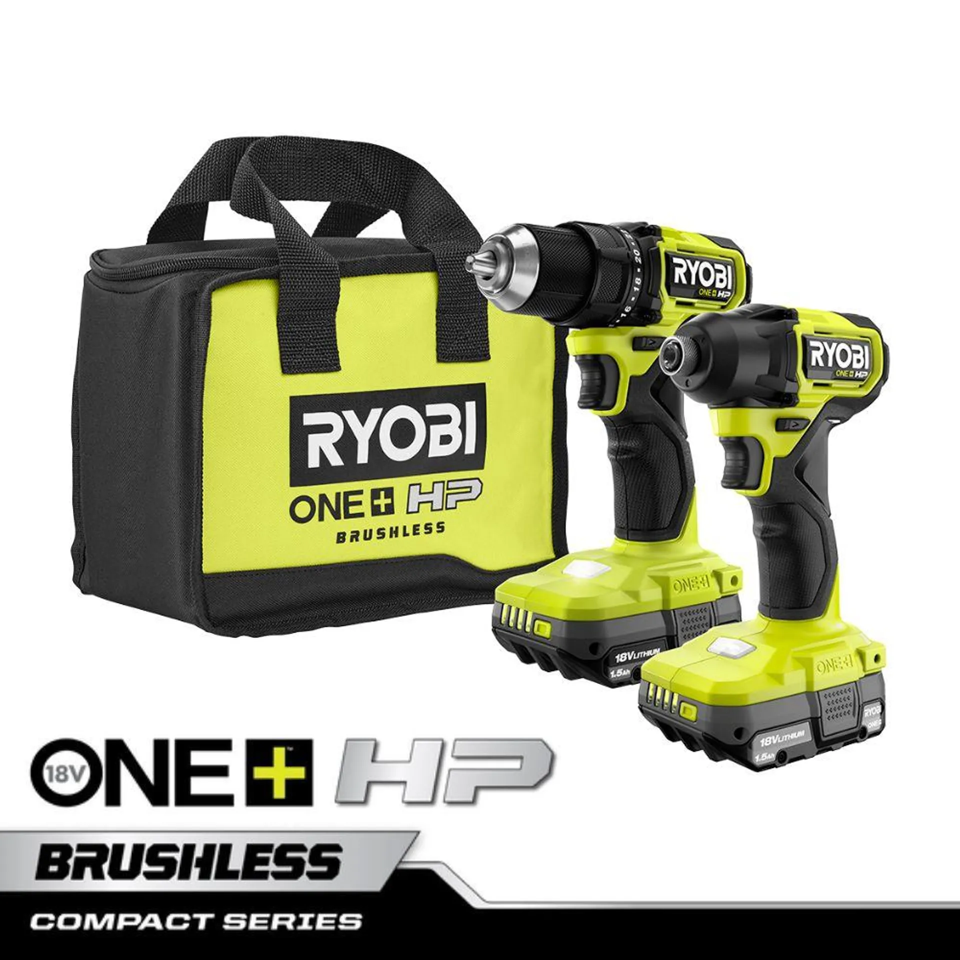 18V ONE+ HP Compact Brushless Drill and Impact Driver 2-Tool Kit