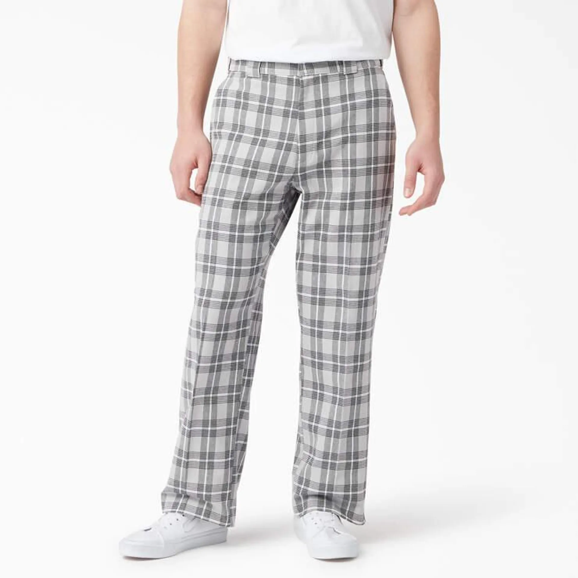 Regular Fit Plaid Pants