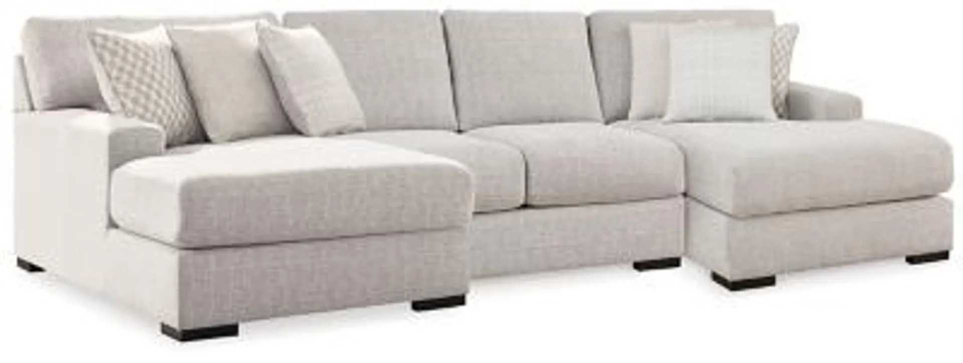 Larce 3-Piece Performance Fabric Sectional with Chaise