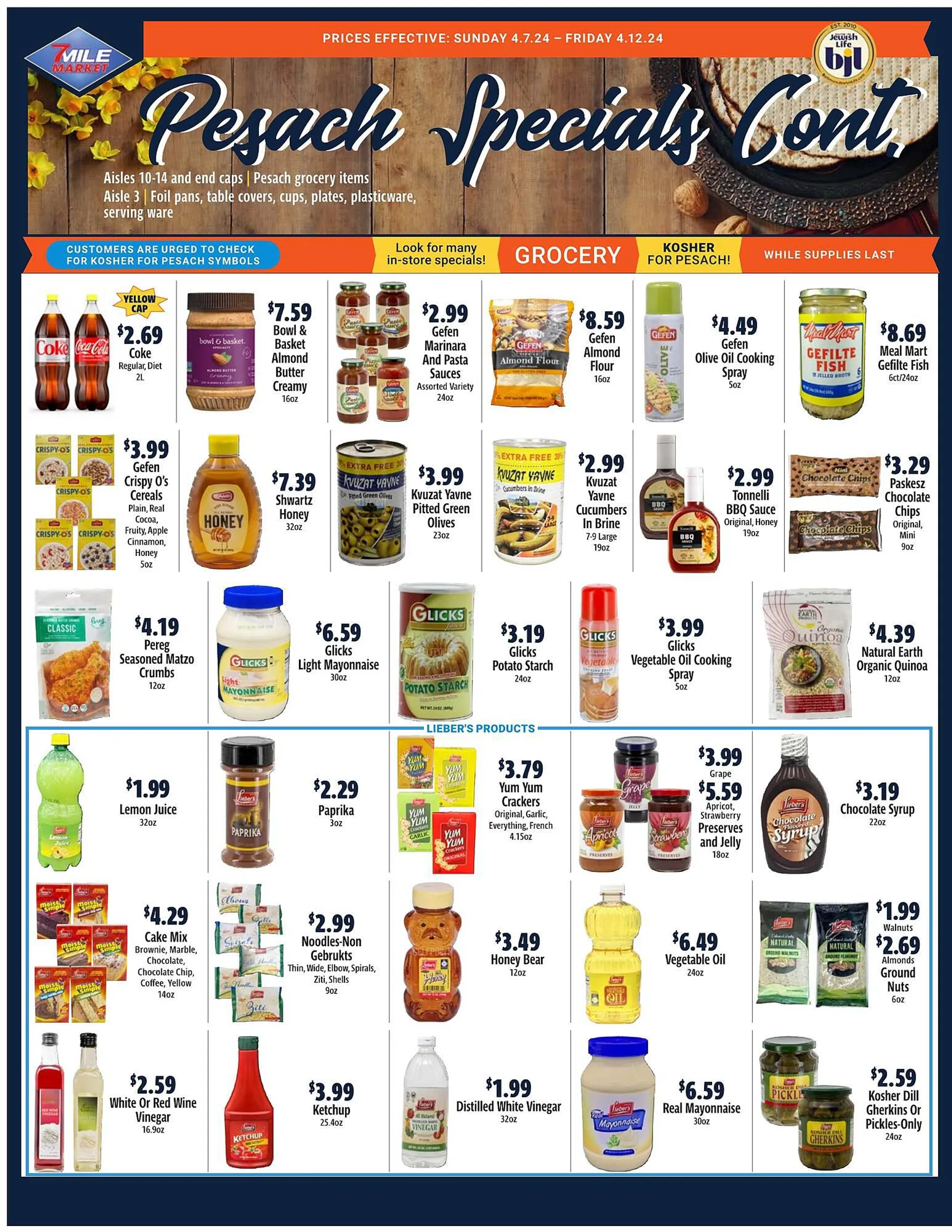 Weekly ad Seven Mile Market ad from April 7 to April 12 2024 - Page 2