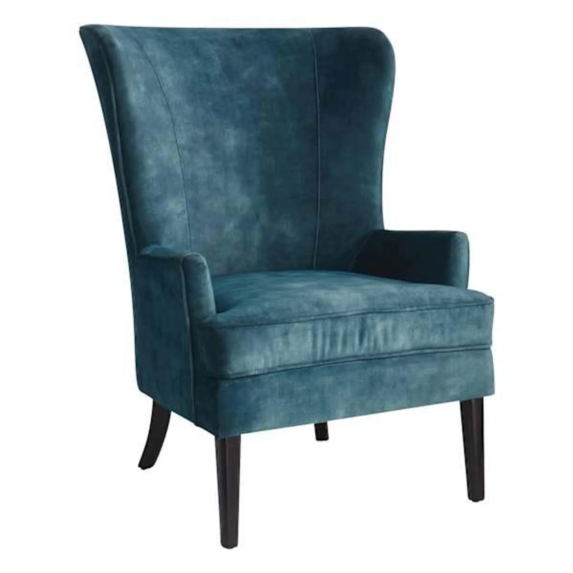 Providence Witney Wingback Accent Chair, Blue