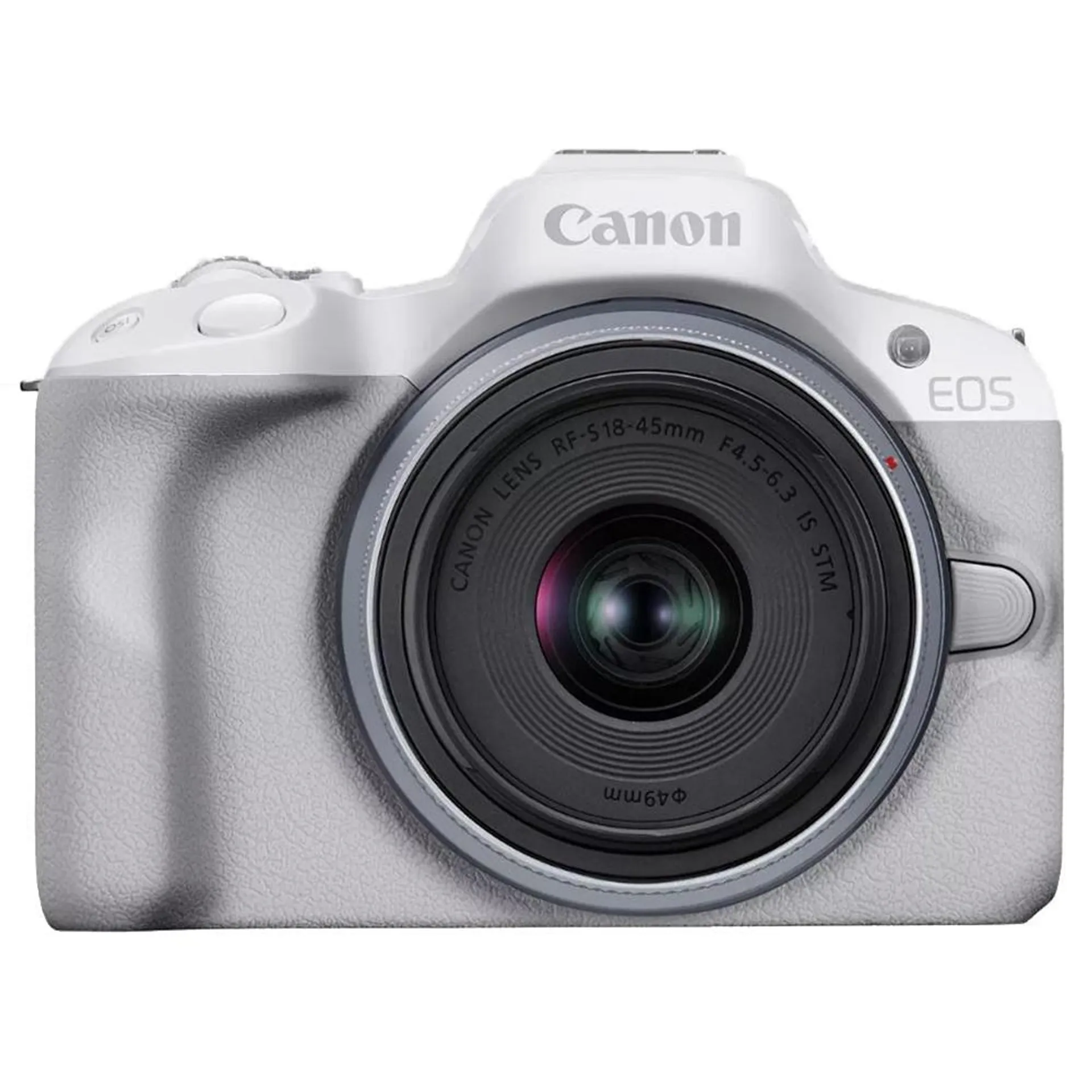 Canon EOS R50 Mirrorless Camera with RF-S 18-45mm F4.5-6.3 IS STM Lens -White 5812C012