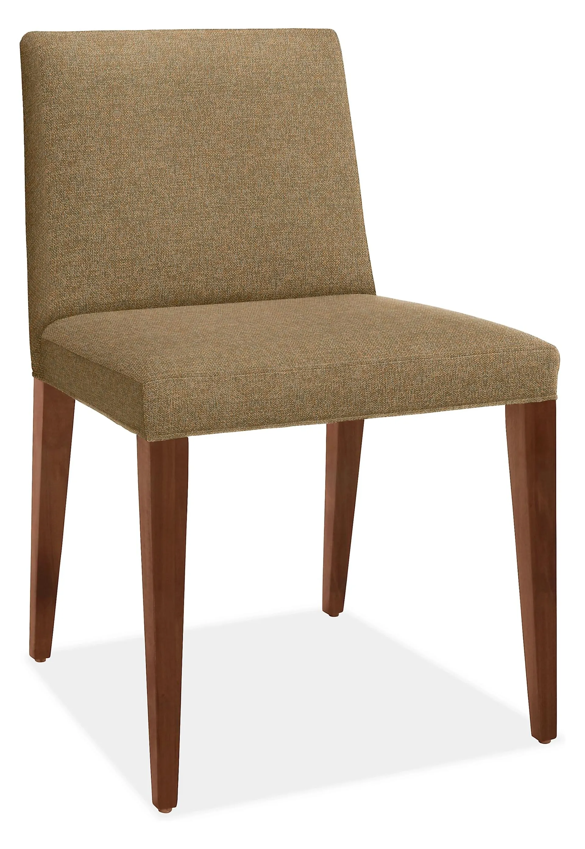 Ava Side Chair in Tatum Wheat with Mocha Legs