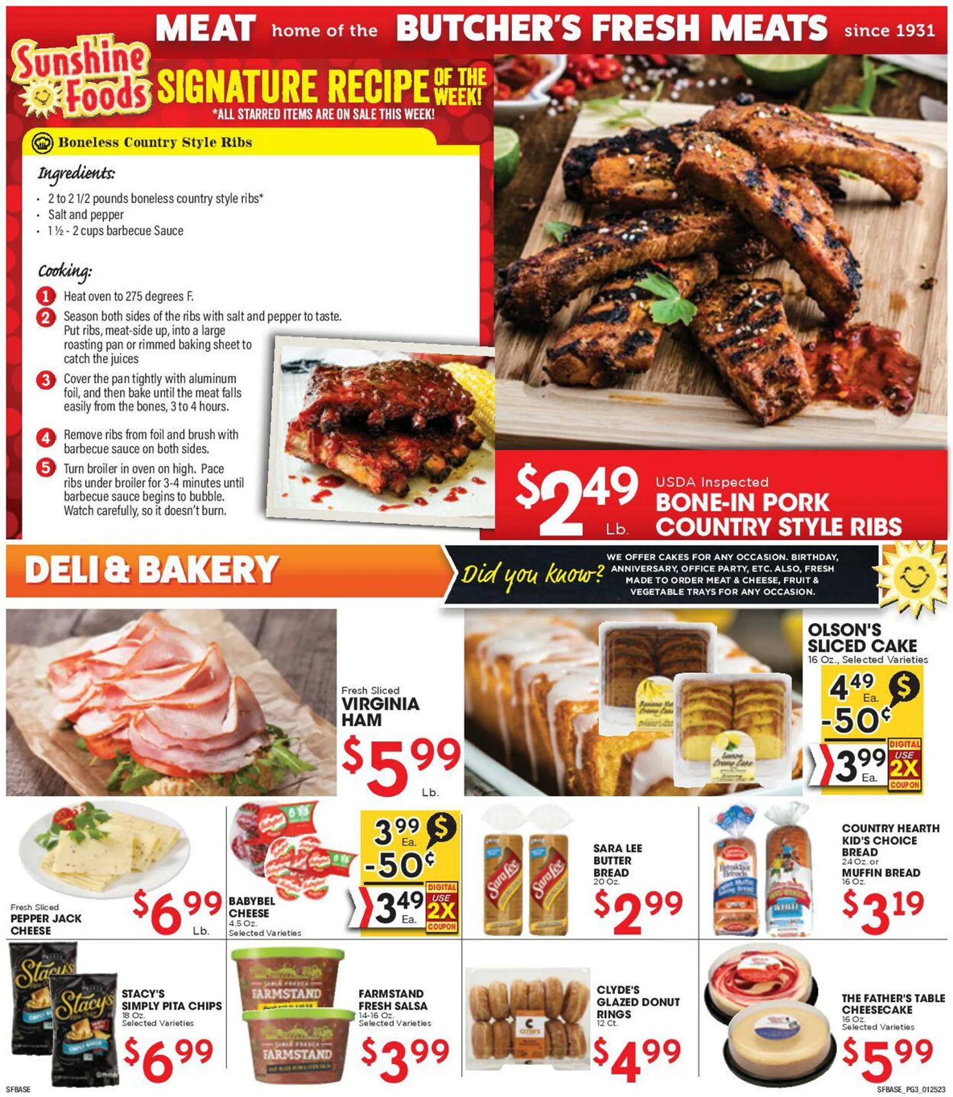 Sunshine Foods Current weekly ad - 3